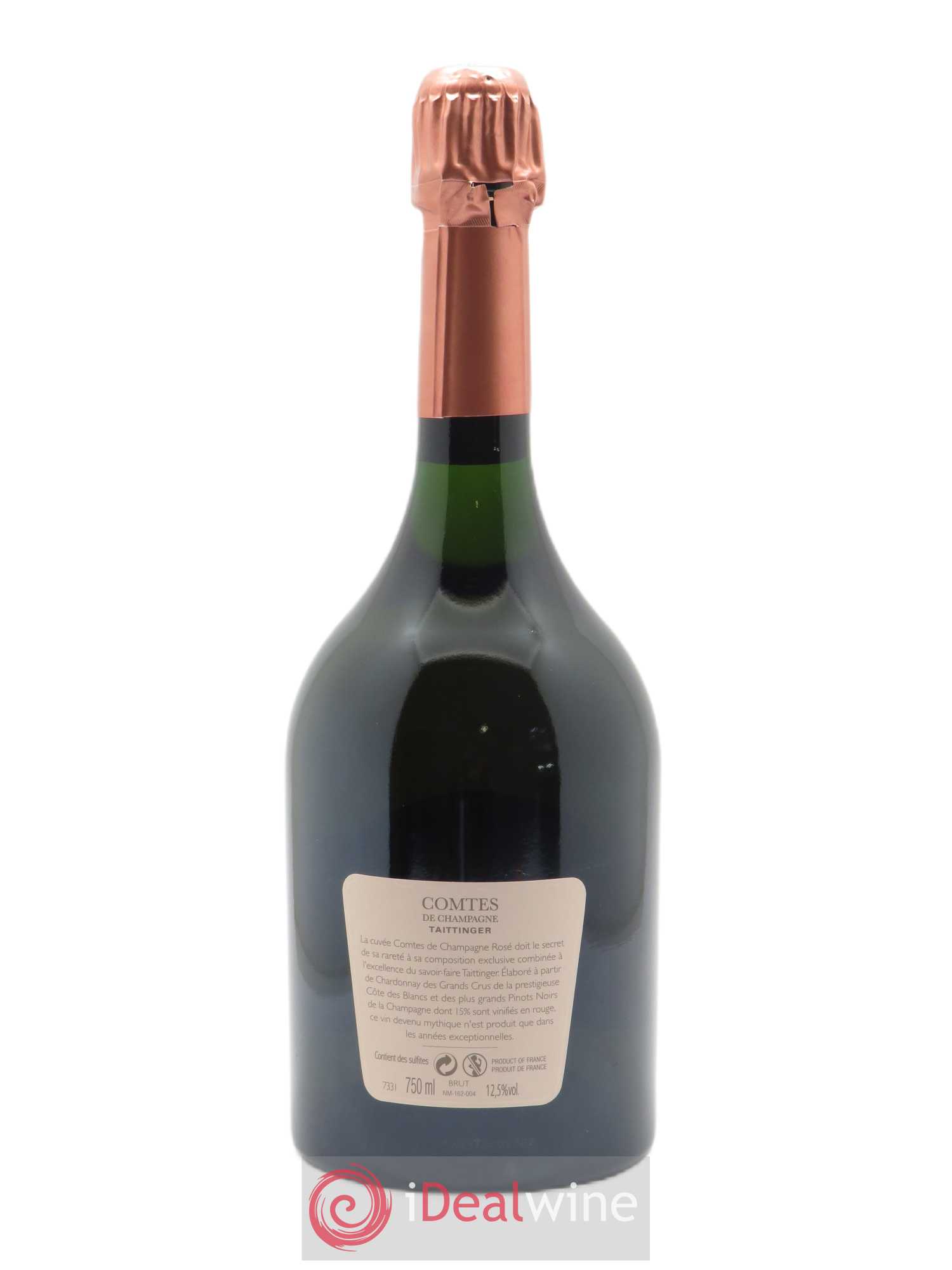 Comtes de Champagne Rosé Grand Cru Brut Taittinger 2008 - Lot de 1 bouteille - 2