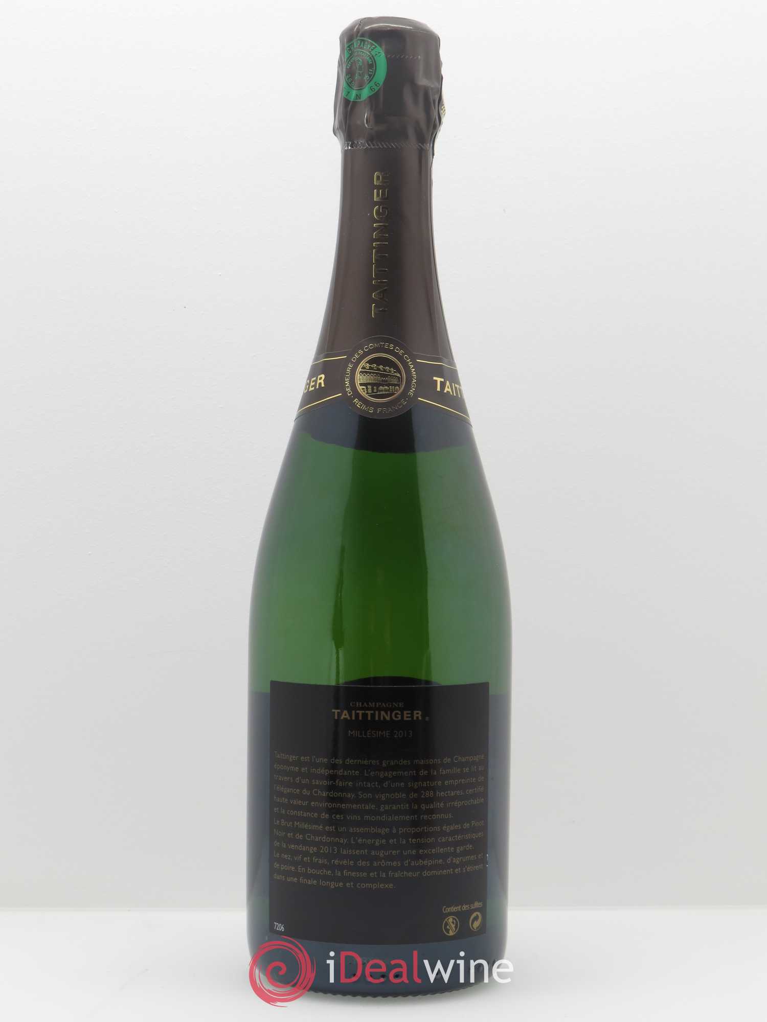 Brut Réserve Taittinger 2013 - Lot de 1 bouteille - 1