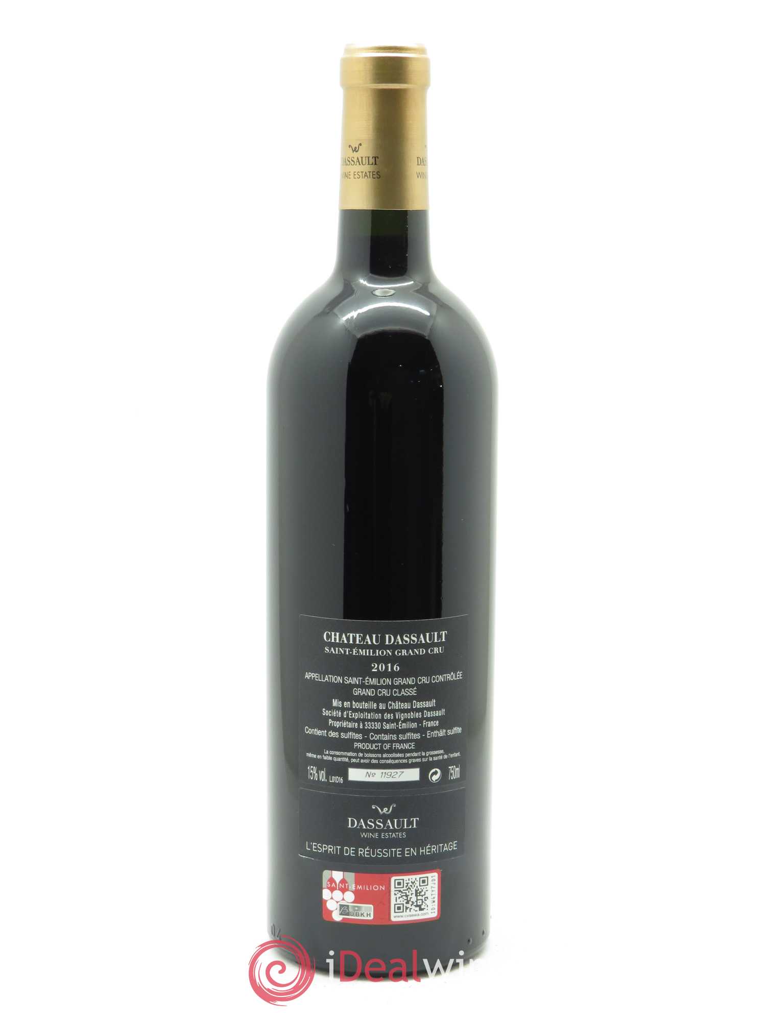 Château Dassault Grand Cru Classé 2016 - Lot of 1 bottle - 1