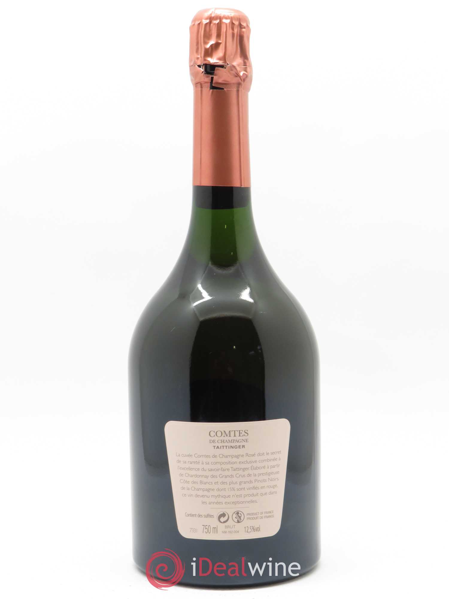 Comtes de Champagne Rosé Grand Cru Brut Taittinger 2007 - Lot de 1 bouteille - 1