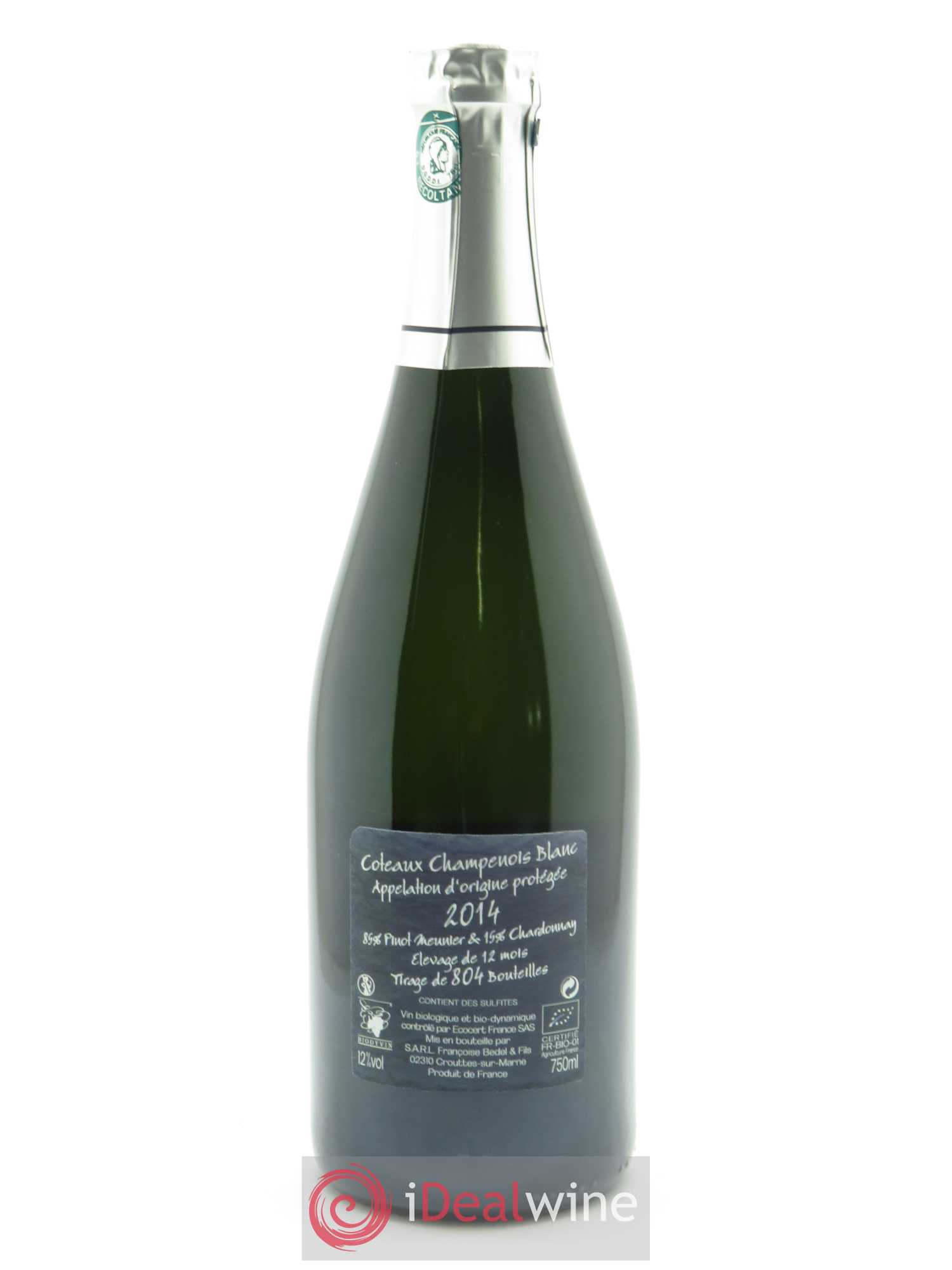 Vin Cent Bulle Françoise Bedel et Fils 2014 - Lot of 1 bottle - 1