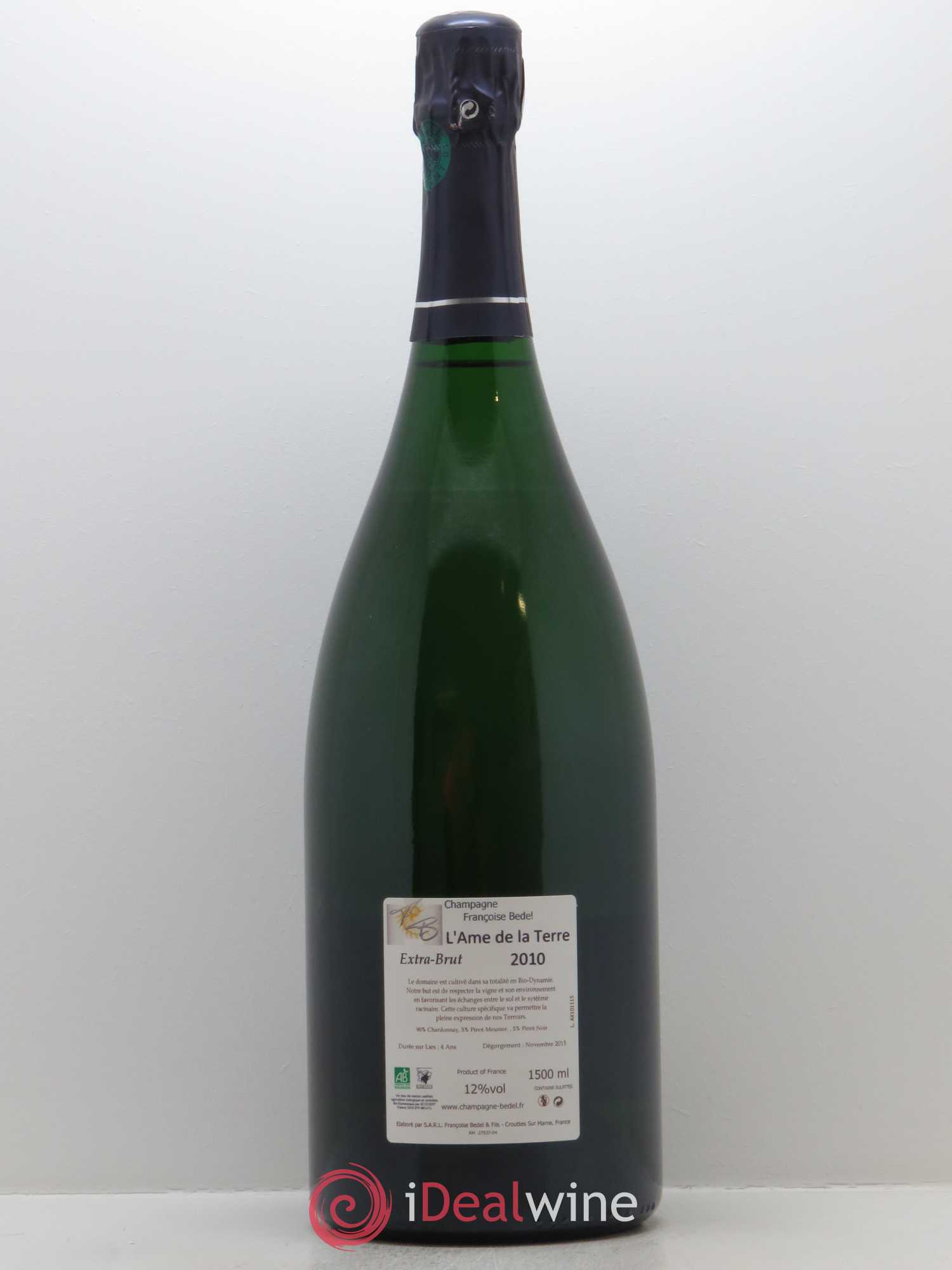 L'âme de la Terre Extra-Brut Françoise Bedel et Fils 2010 - Lot de 1 magnum - 1