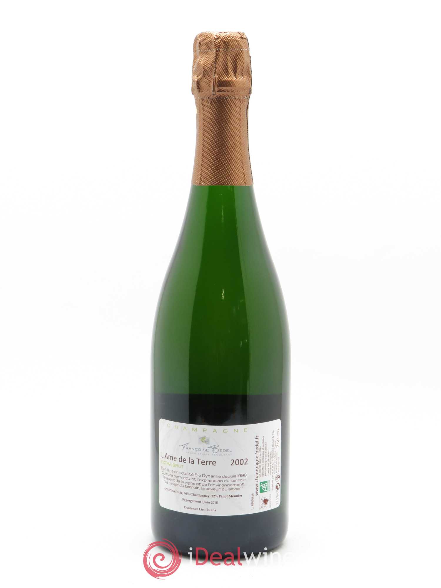 L'âme de la Terre Extra-Brut Françoise Bedel et Fils 2002 - Lotto di 1 bottiglia - 1