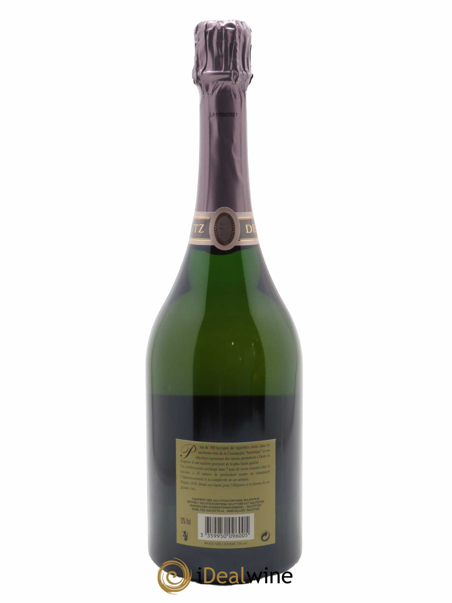 Rosé Millésimé Brut Deutz 2015 - Lot of 1 bottle - 2