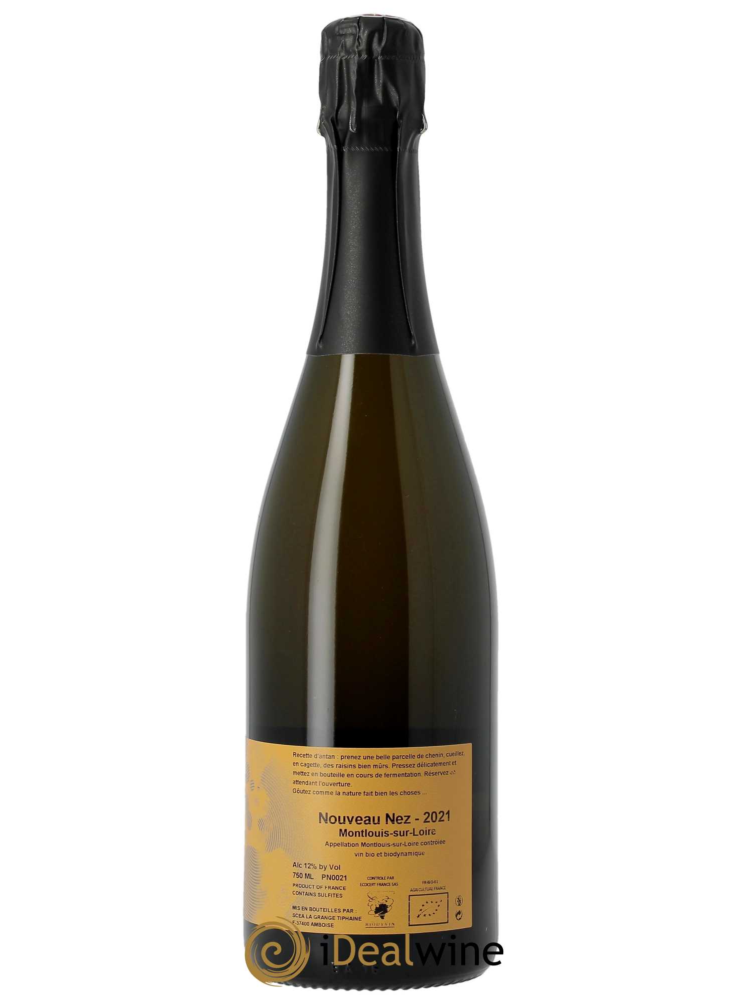 Montlouis-sur-Loire Nouveau Nez La Grange Tiphaine 2021 - Lot of 1 bottle - 2