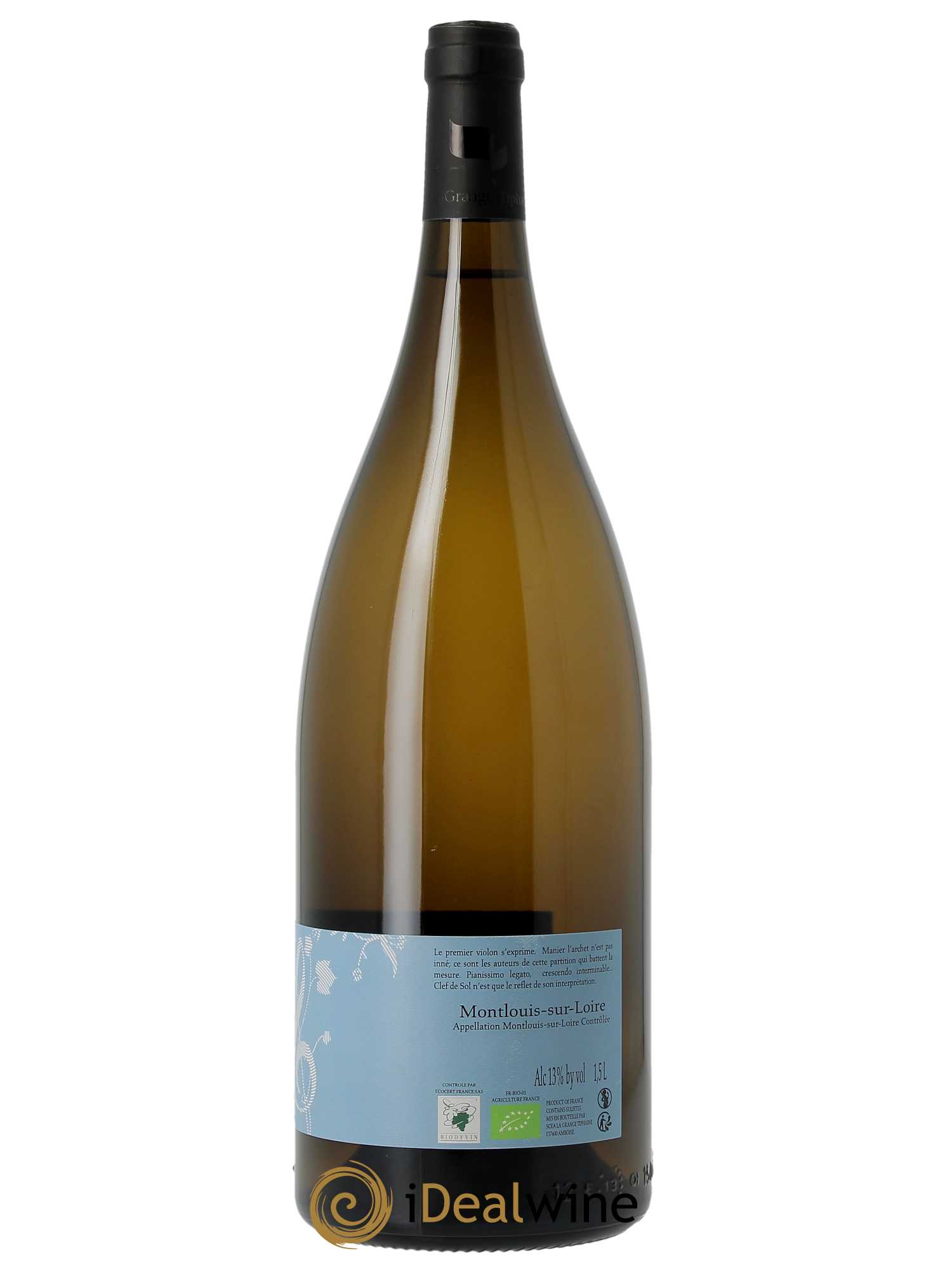 Montlouis-sur-Loire Clef de Sol La Grange Tiphaine 2022 - Lot de 1 magnum - 1