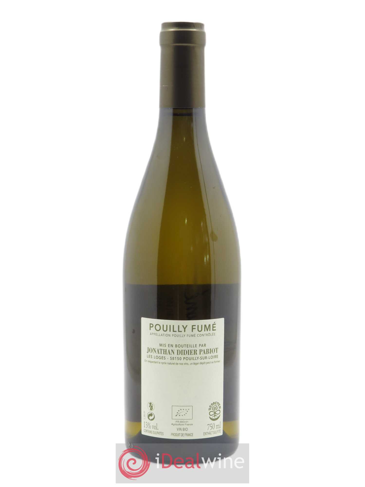 Pouilly-Fumé Léon (anciennement Florilège) Jonathan Didier Pabiot 2019 - Lot de 1 bouteille - 1