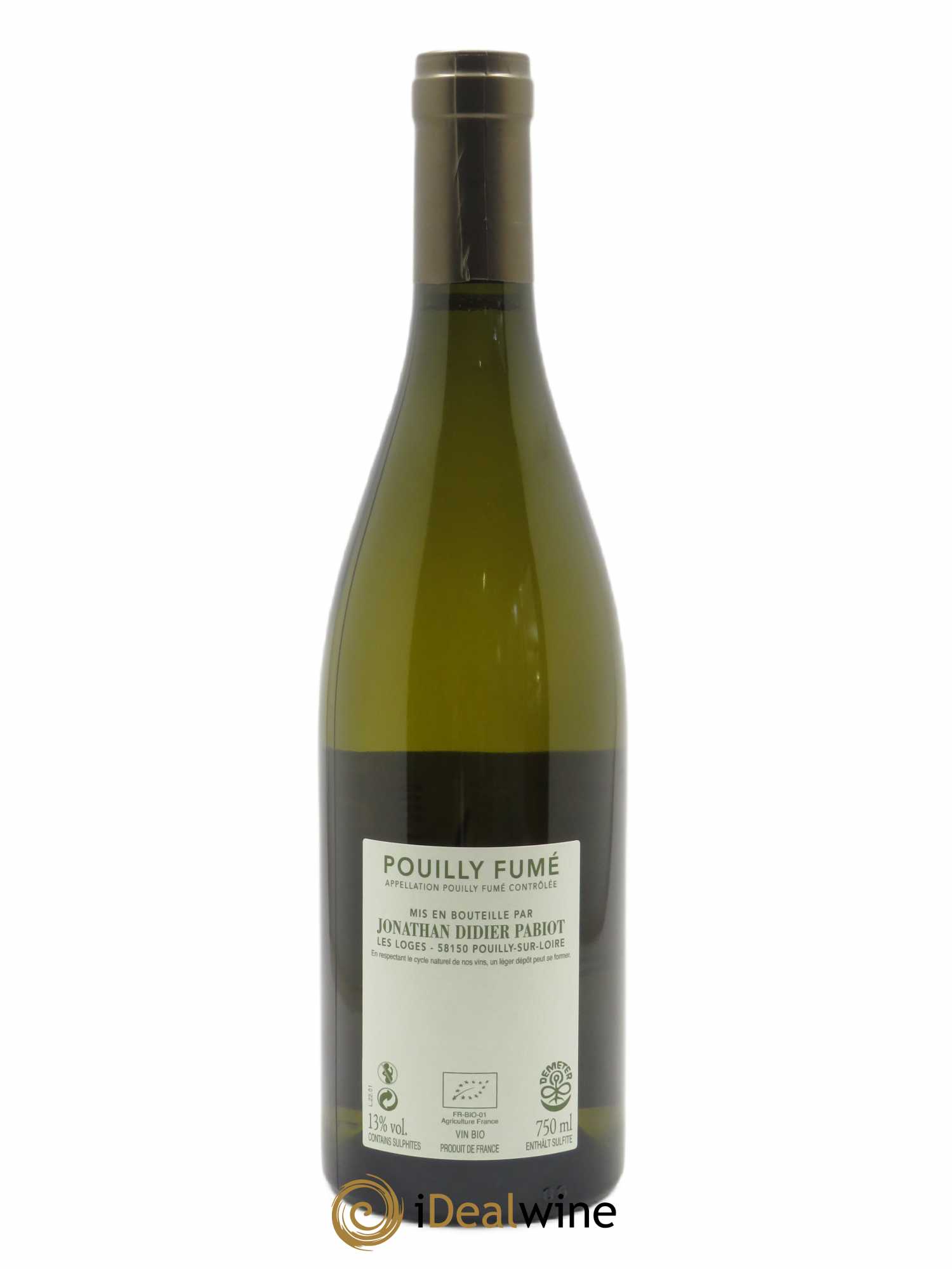Pouilly-Fumé Léon (anciennement Florilège) Jonathan Didier Pabiot 2020 - Lot of 1 bottle - 1