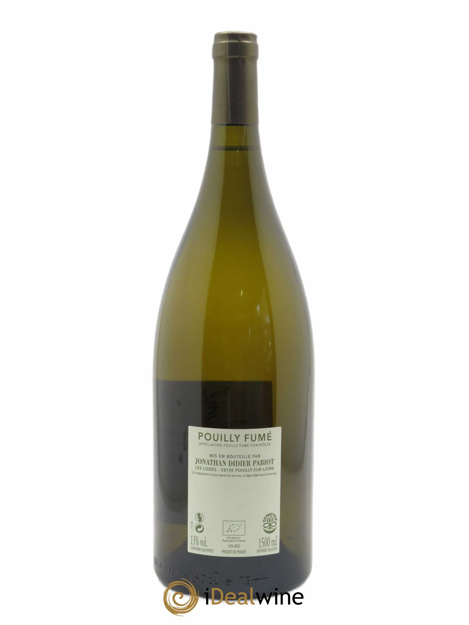Pouilly-Fumé Léon (anciennement Florilège) Jonathan Didier Pabiot 2019 - Lot de 1 magnum - 1