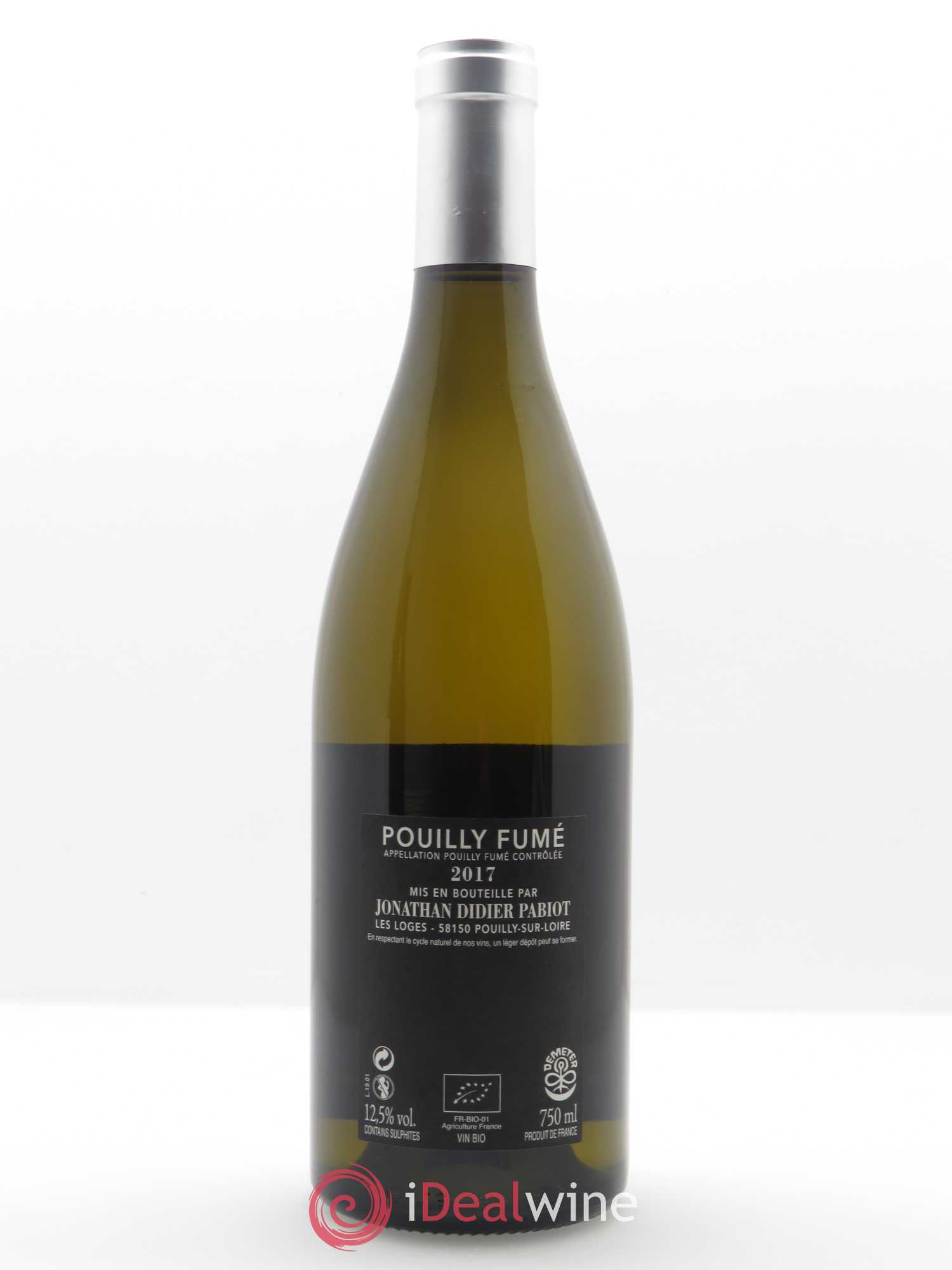 Pouilly-Fumé Luminance (anciennement Prédilection) Jonathan Didier Pabiot 2017 - Lot de 1 bouteille - 1
