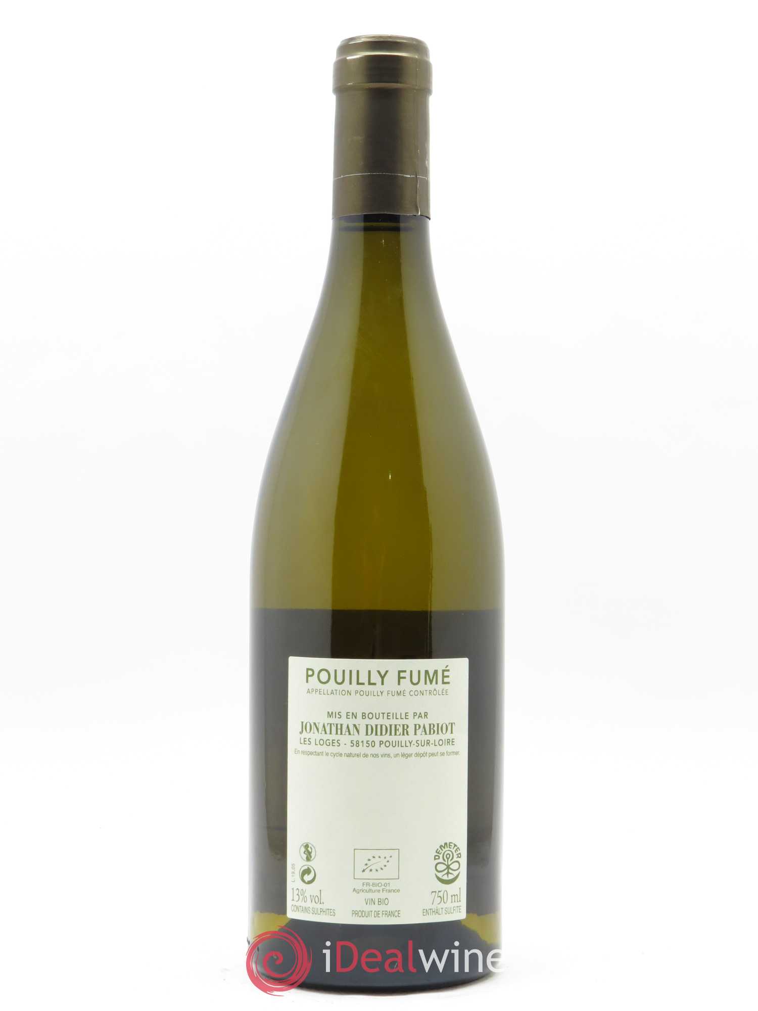 Pouilly-Fumé Elisa (anciennement Prélude) Jonathan Didier Pabiot 2018 - Lot de 1 bouteille - 1