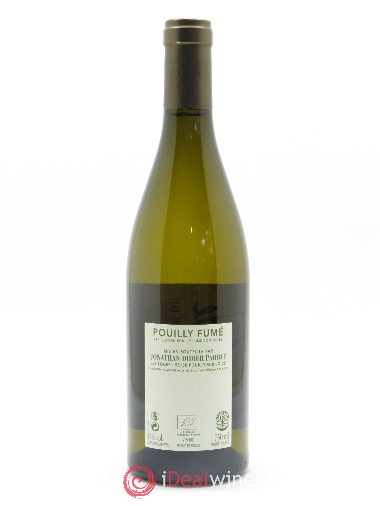 Pouilly-Fumé Elisa (anciennement Prélude) Jonathan Didier Pabiot 2019 - Lot de 1 bouteille - 1