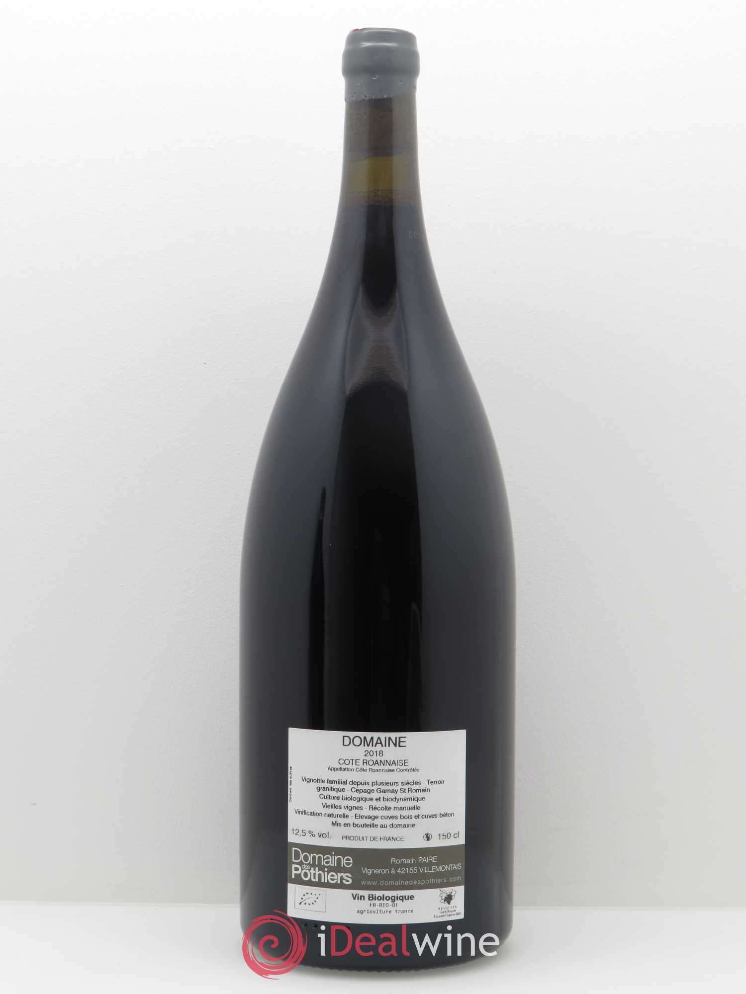 Côte Roannaise Domaine Domaine des Pothiers 2018 - Lot de 1 magnum - 1