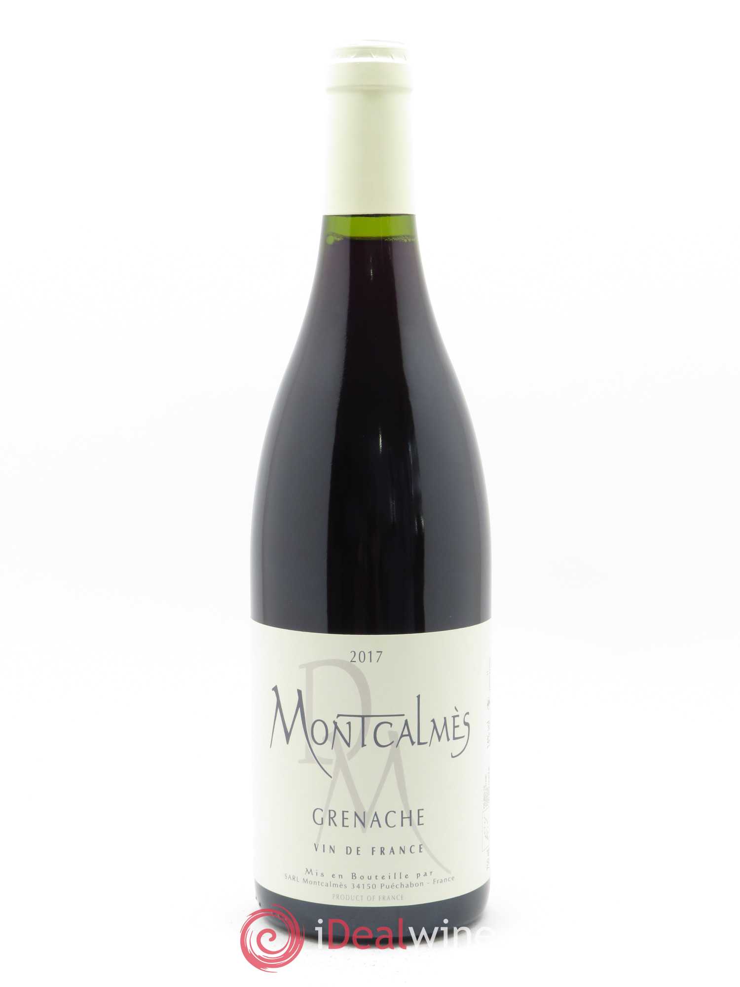 Vin de France Domaine de Montcalmès Grenache Frédéric Pourtalié 2017 - Lot de 1 bouteille - 0
