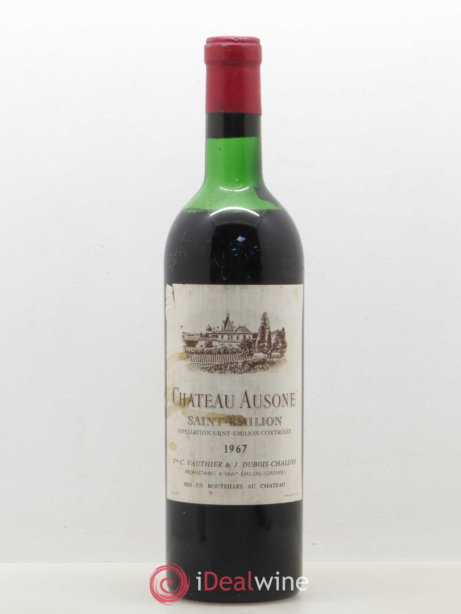Château Ausone 1er Grand Cru Classé A 1967 - Lot de 1 bouteille - 0
