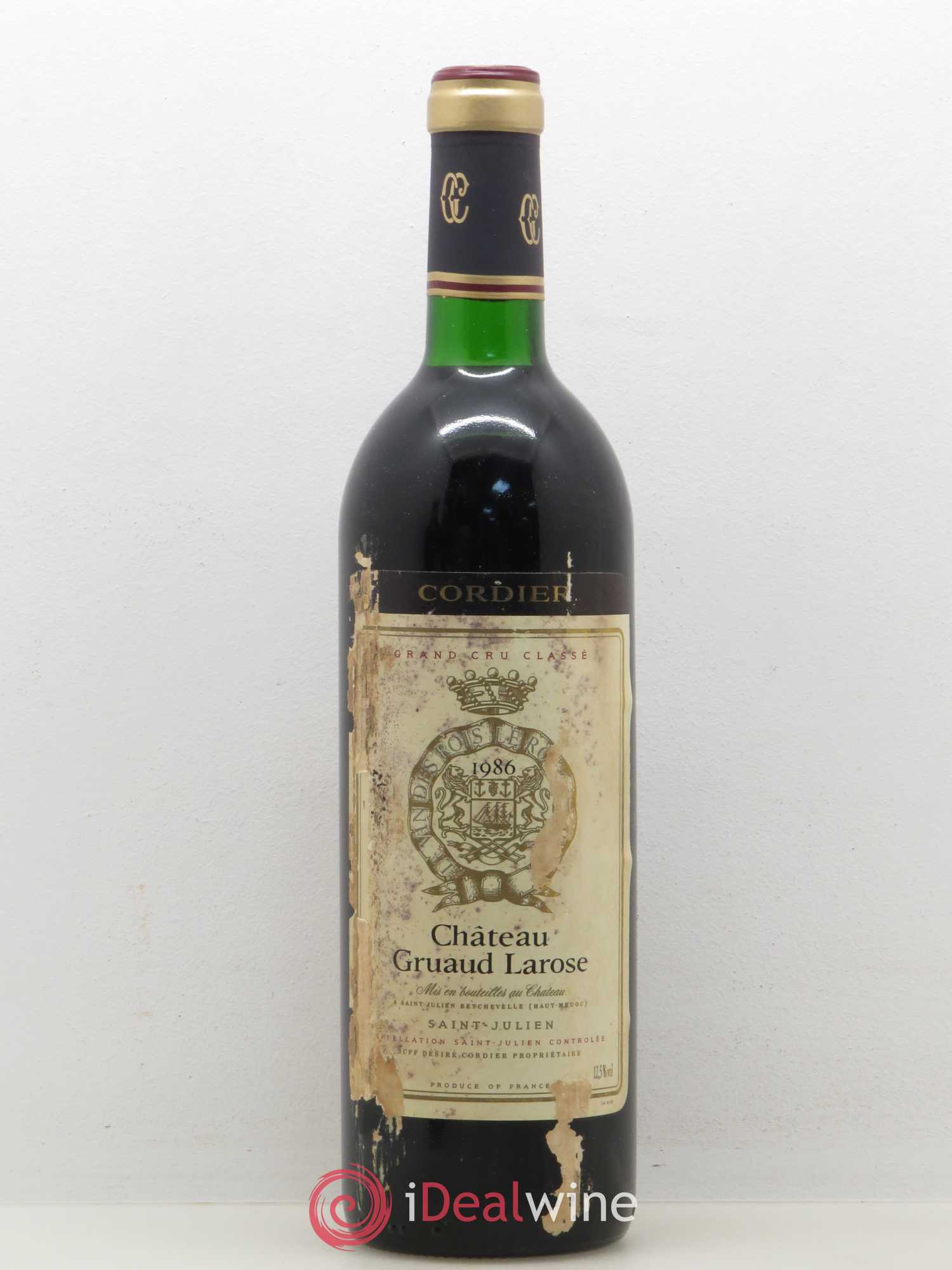 Château Gruaud Larose 2ème Grand Cru Classé 1986 - Lot de 1 bouteille - 0