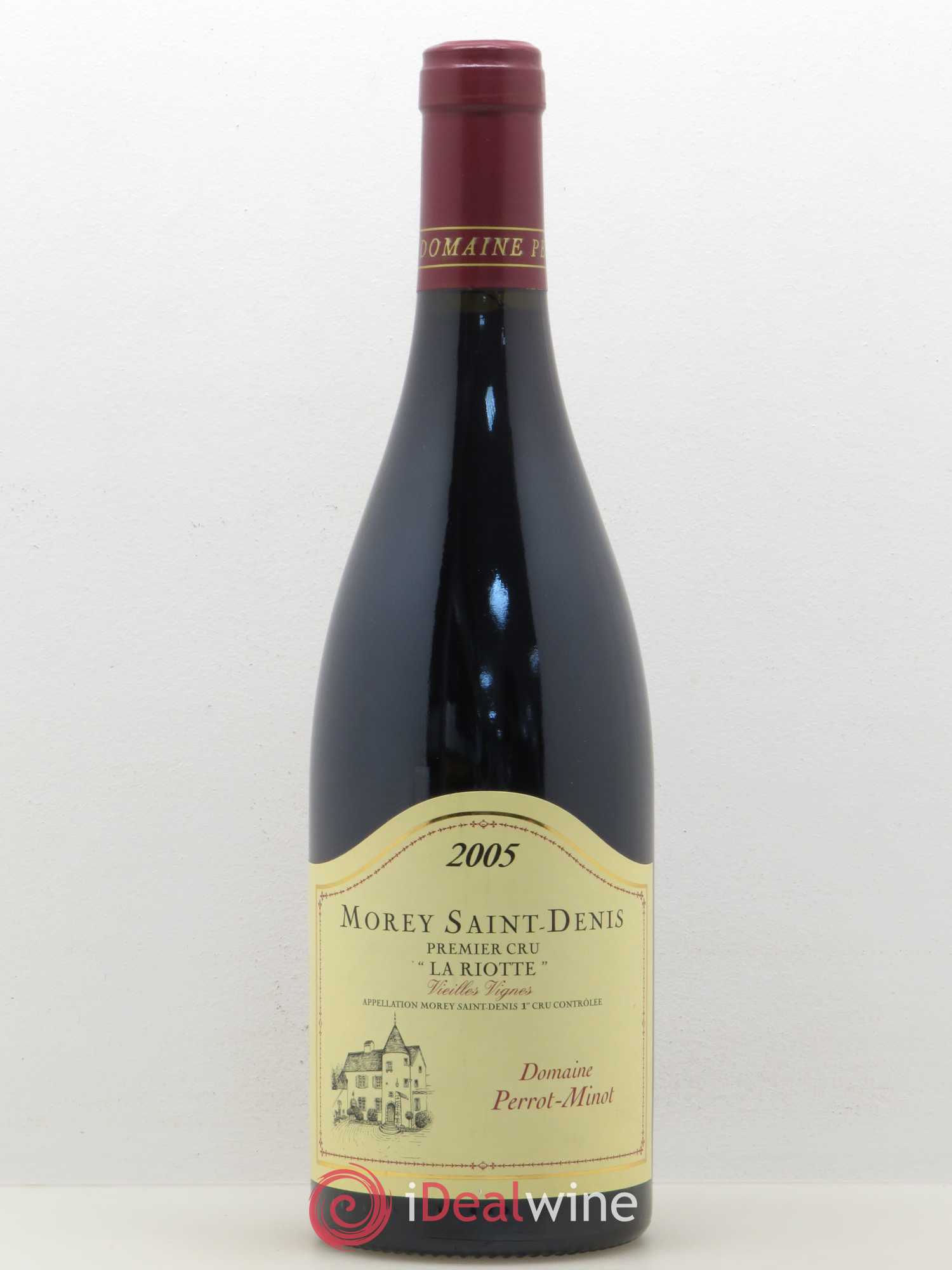 Morey-Saint-Denis 1er Cru La Riotte Vieilles Vignes Perrot-Minot vieilles vignes (sans prix de réserve) 2005 - Posten von 1 Flasche - 0
