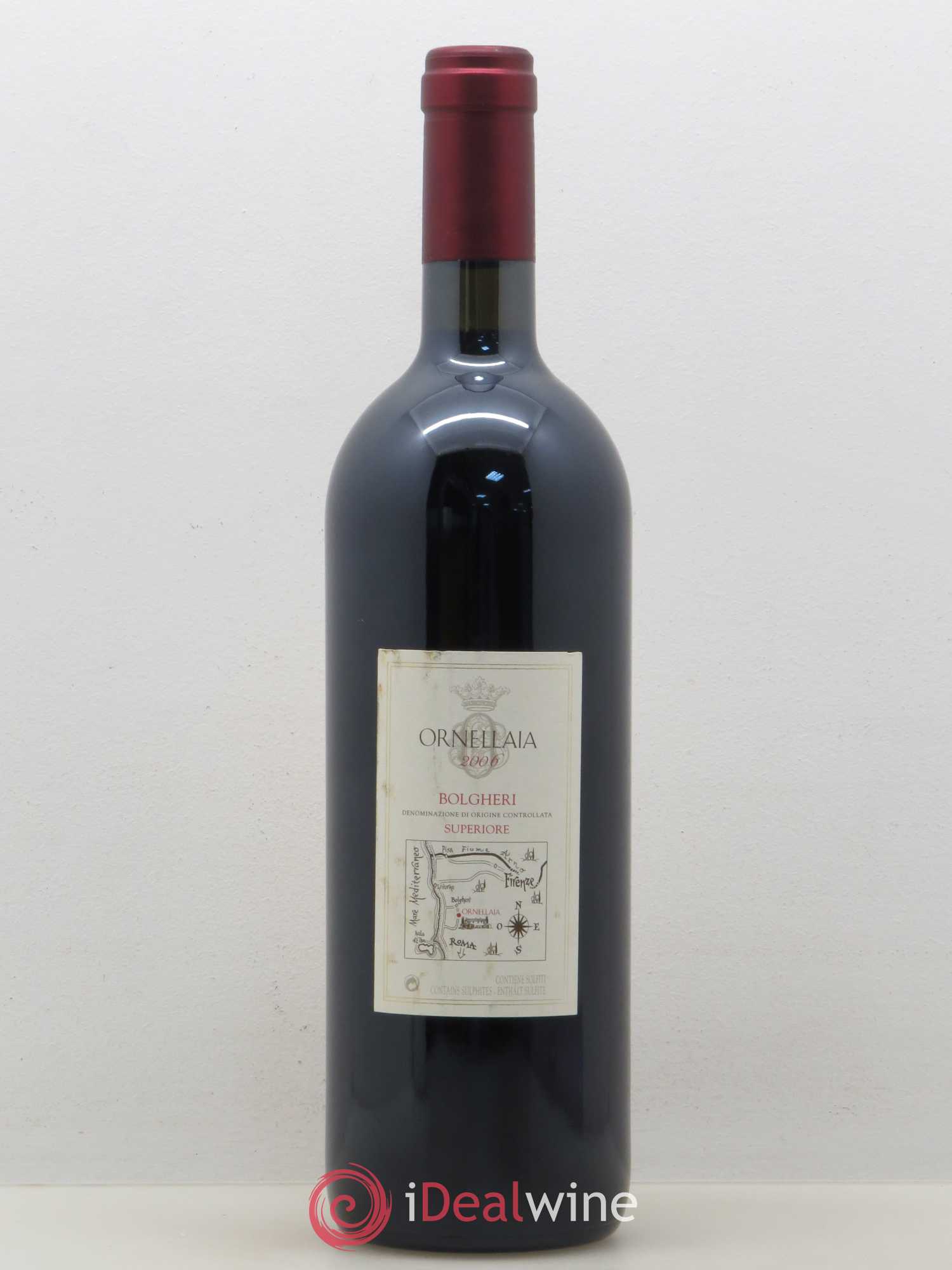Bolgheri DOC Superiore Ornellaia Tenuta Dell'Ornellaia - Frescobaldi 2006 - Lot de 1 bouteille - 1
