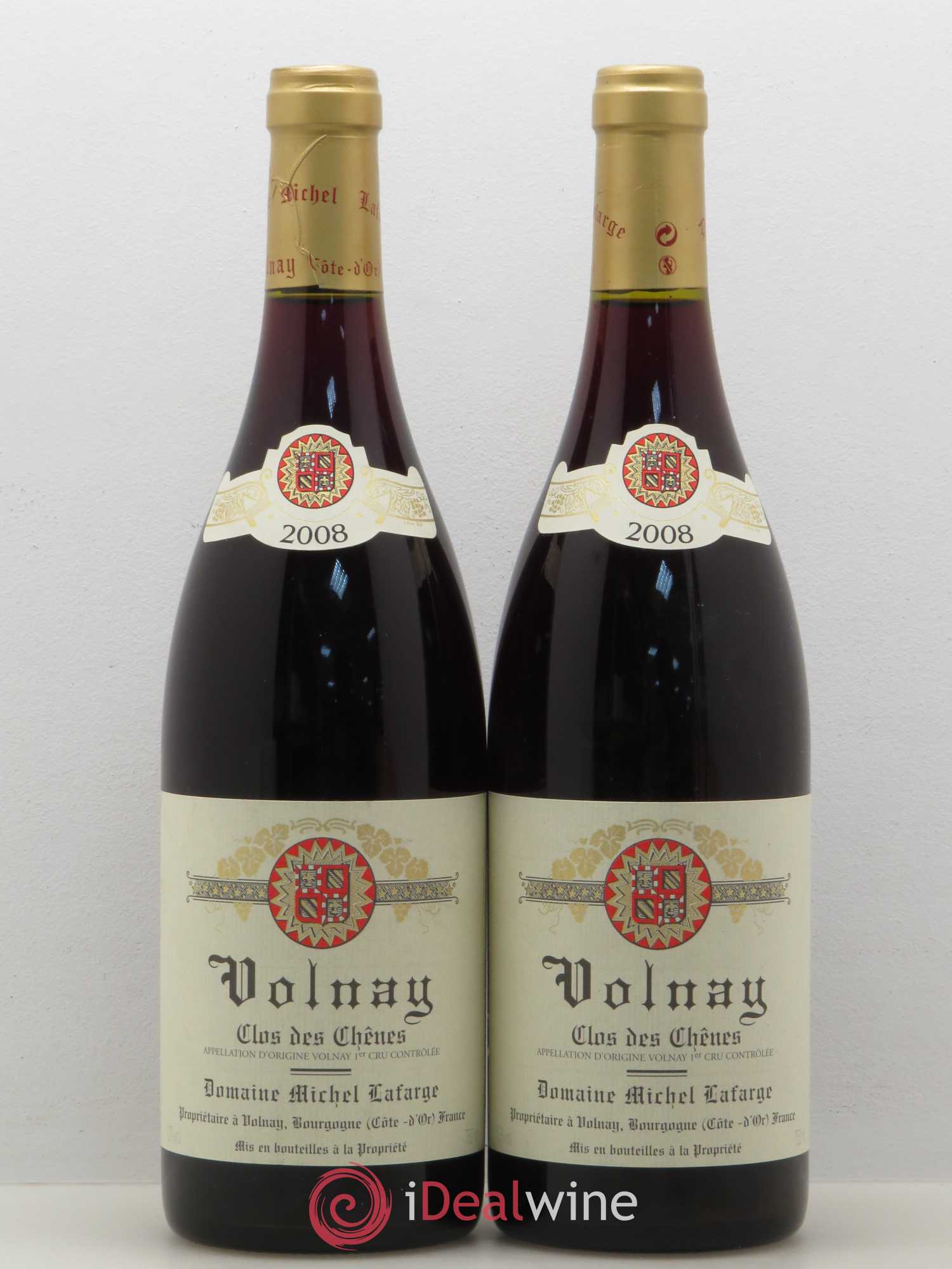 Volnay 1er Cru Clos des Chênes Lafarge (Domaine) 2008 - Lot de 2 bouteilles - 0