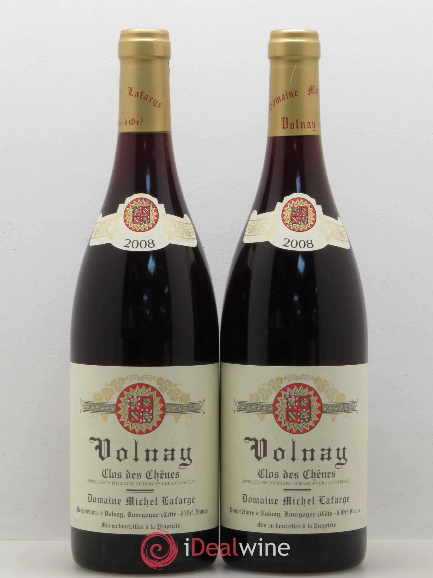 Volnay 1er Cru Clos des Chênes Lafarge (Domaine) 2008 - Lot de 2 bouteilles - 0