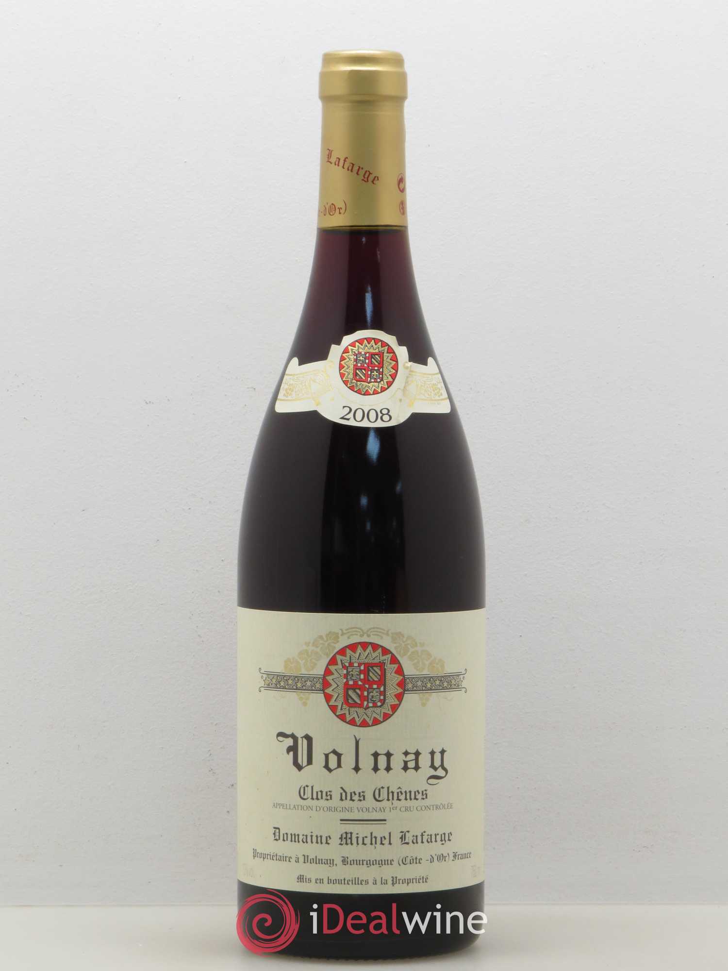 Volnay 1er Cru Clos des Chênes Lafarge (Domaine) 2008 - Lot de 1 bouteille - 0