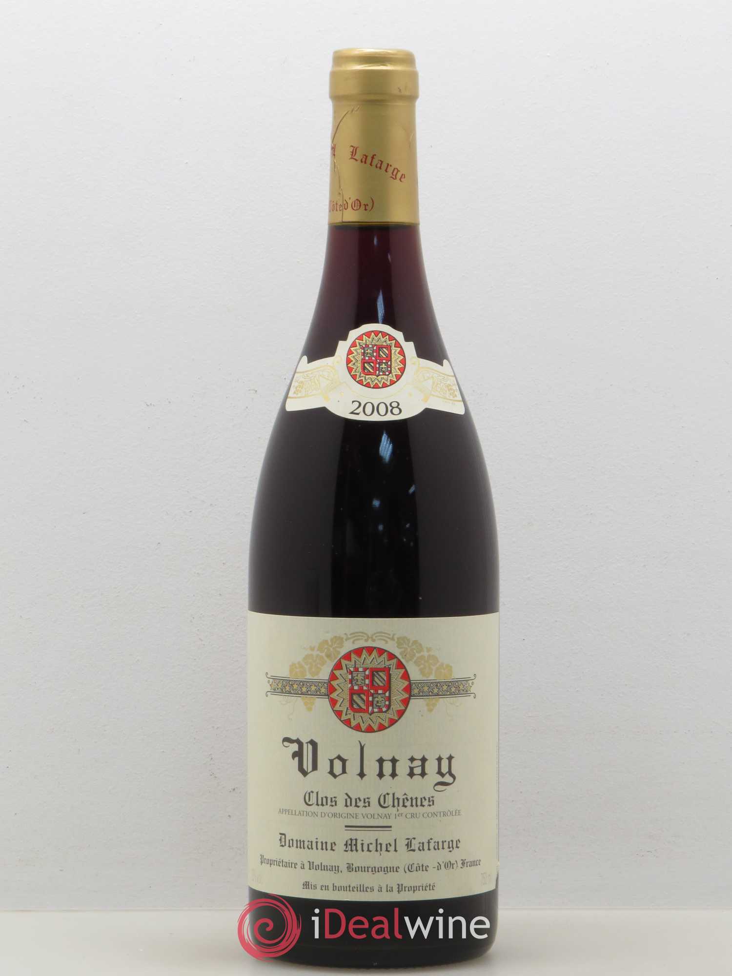 Volnay 1er Cru Clos des Chênes Lafarge (Domaine) 2008 - Lot de 1 bouteille - 0
