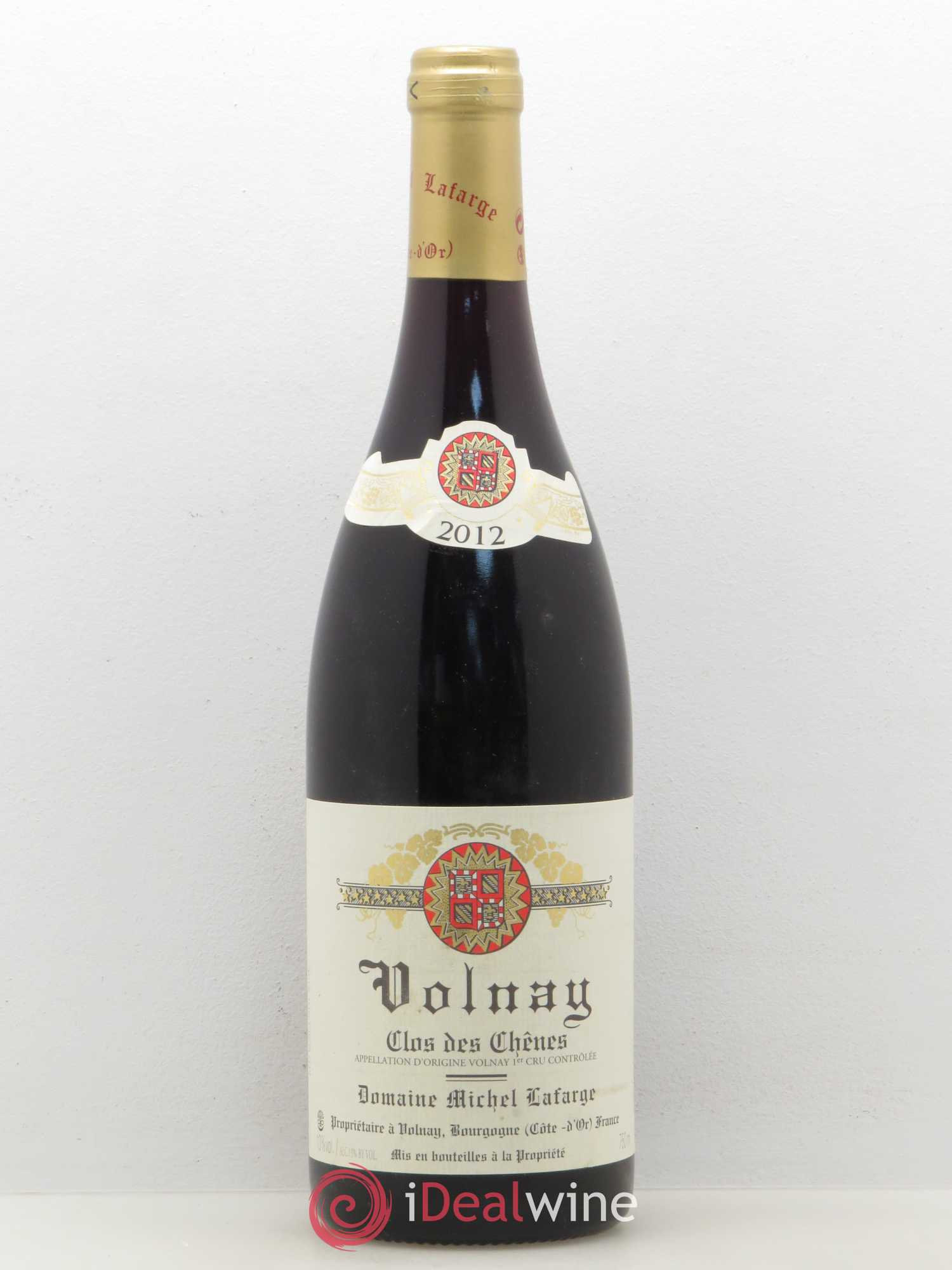 Volnay 1er Cru Clos des Chênes Lafarge (Domaine) 2012 - Lot de 1 bouteille - 0