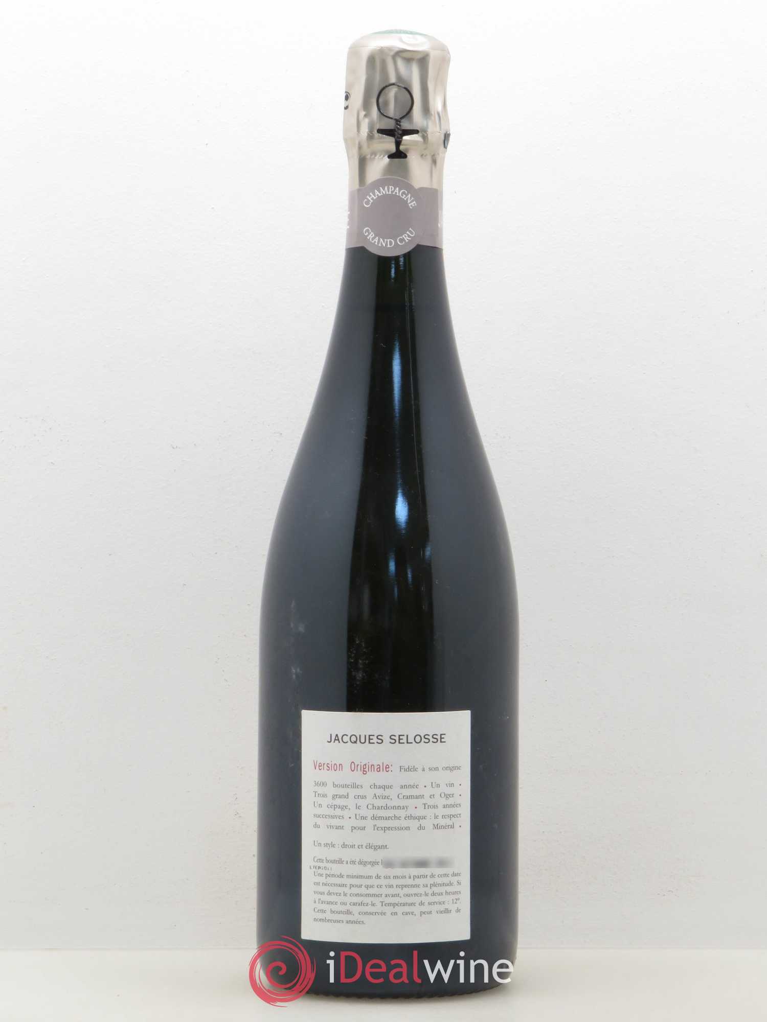 Version Originale Jacques Selosse - Lot de 1 bouteille - 1