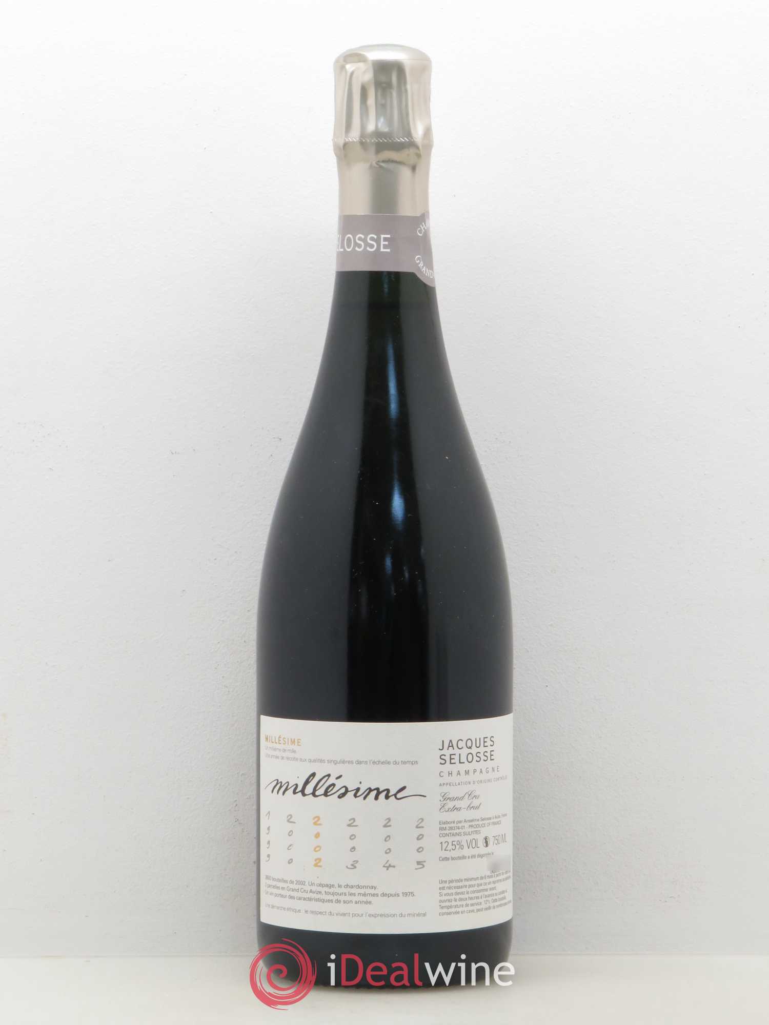 Champagne 2002 - Posten von 1 Flasche - 0