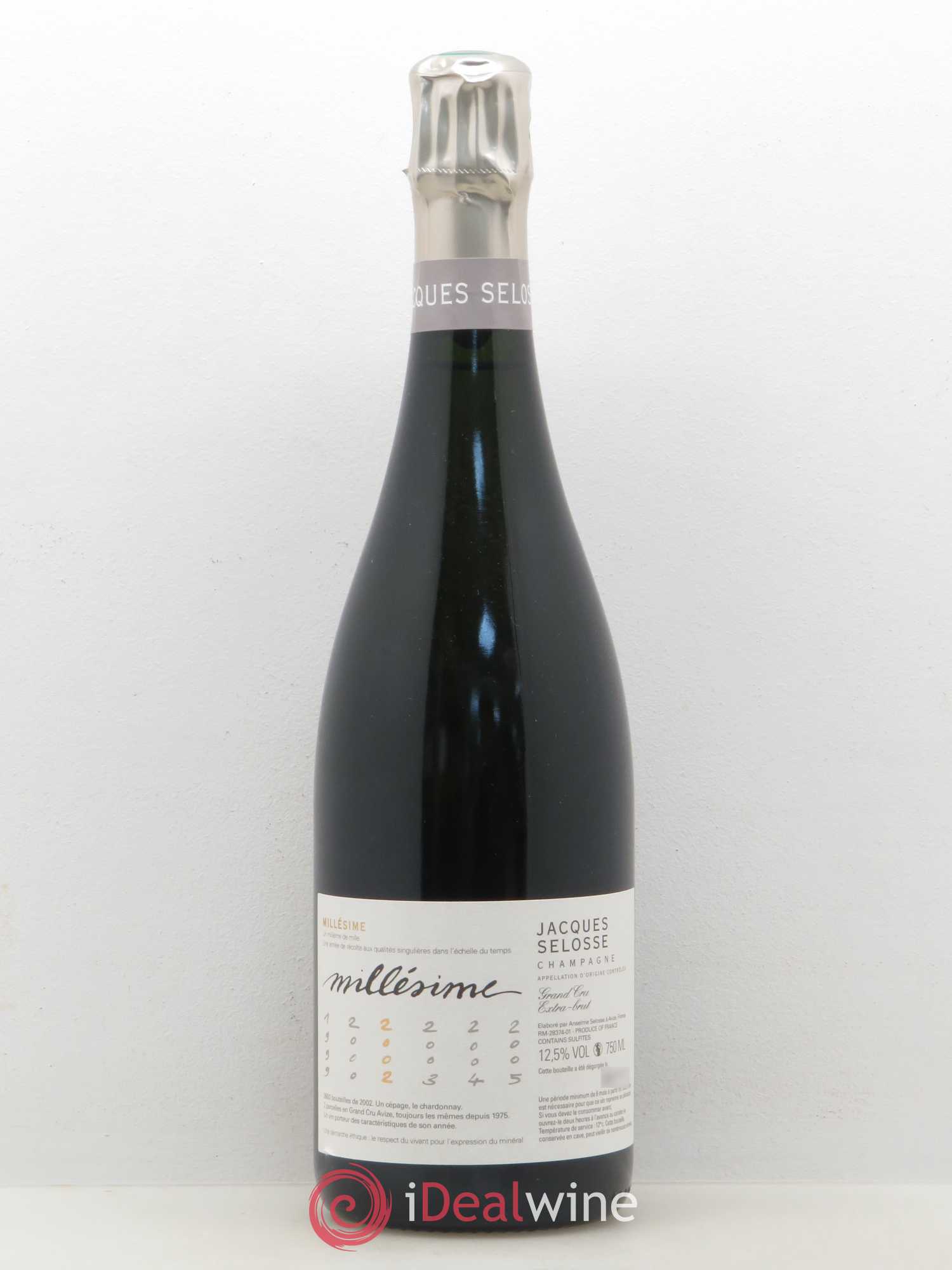 Champagne 2002 - Posten von 1 Flasche - 0