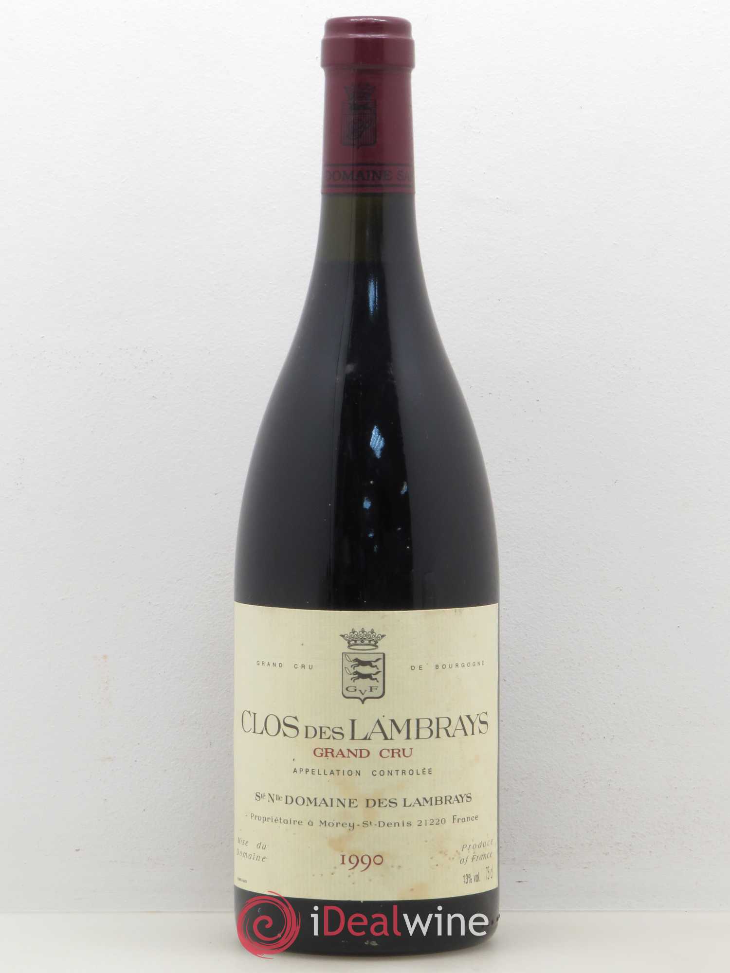 Clos des Lambrays Grand Cru Domaine des Lambrays 1990 - Lot de 1 bouteille - 0