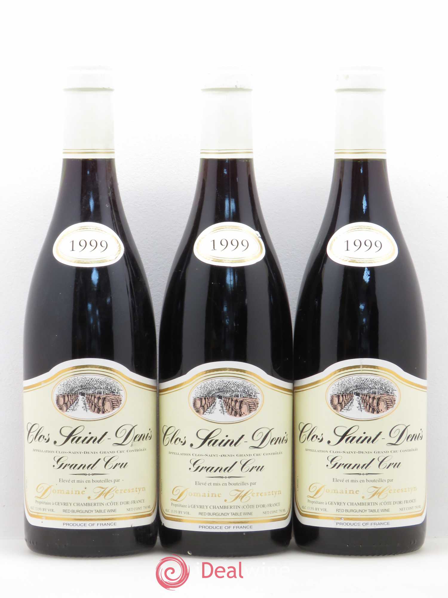 Clos Saint-Denis Grand Cru Heresztyn (Domaine) 1999 - Lot de 3 bouteilles - 0