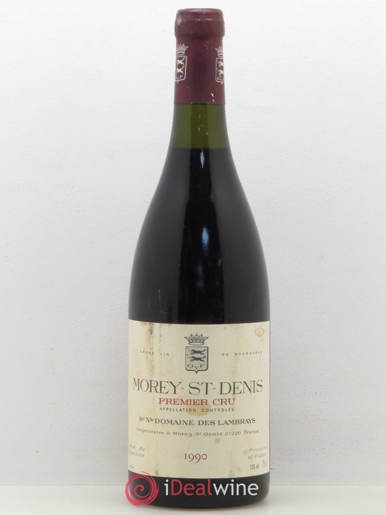 Morey-Saint-Denis 1er Cru Domaine des Lambrays 1990 - Lot de 1 bouteille - 0