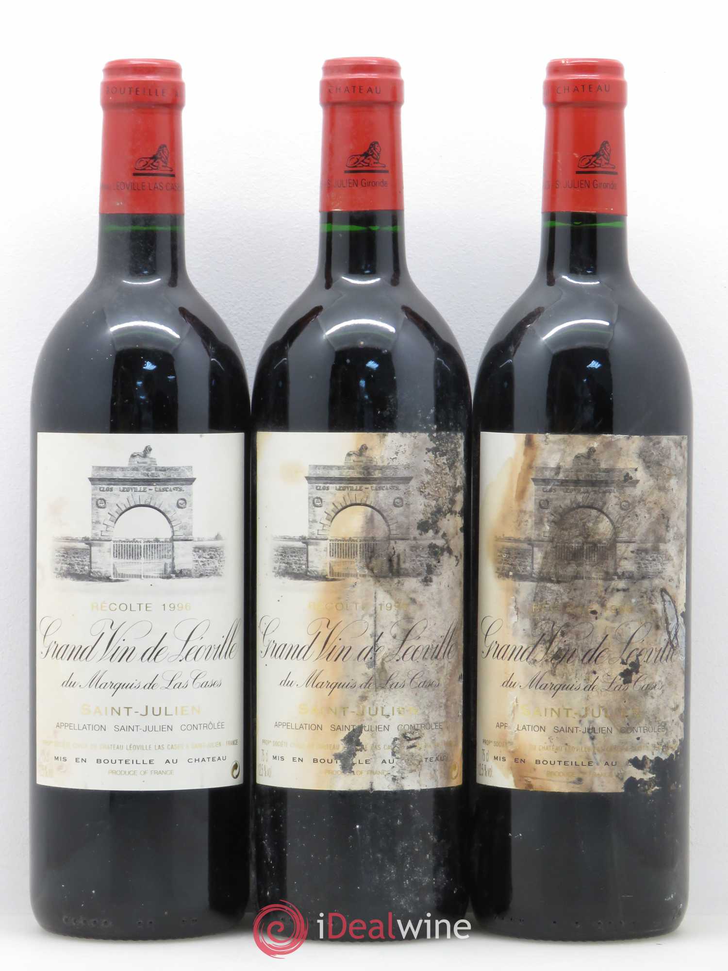Château Léoville Las Cases 2ème Grand Cru Classé 1996 - Lot de 12 bouteilles - 4