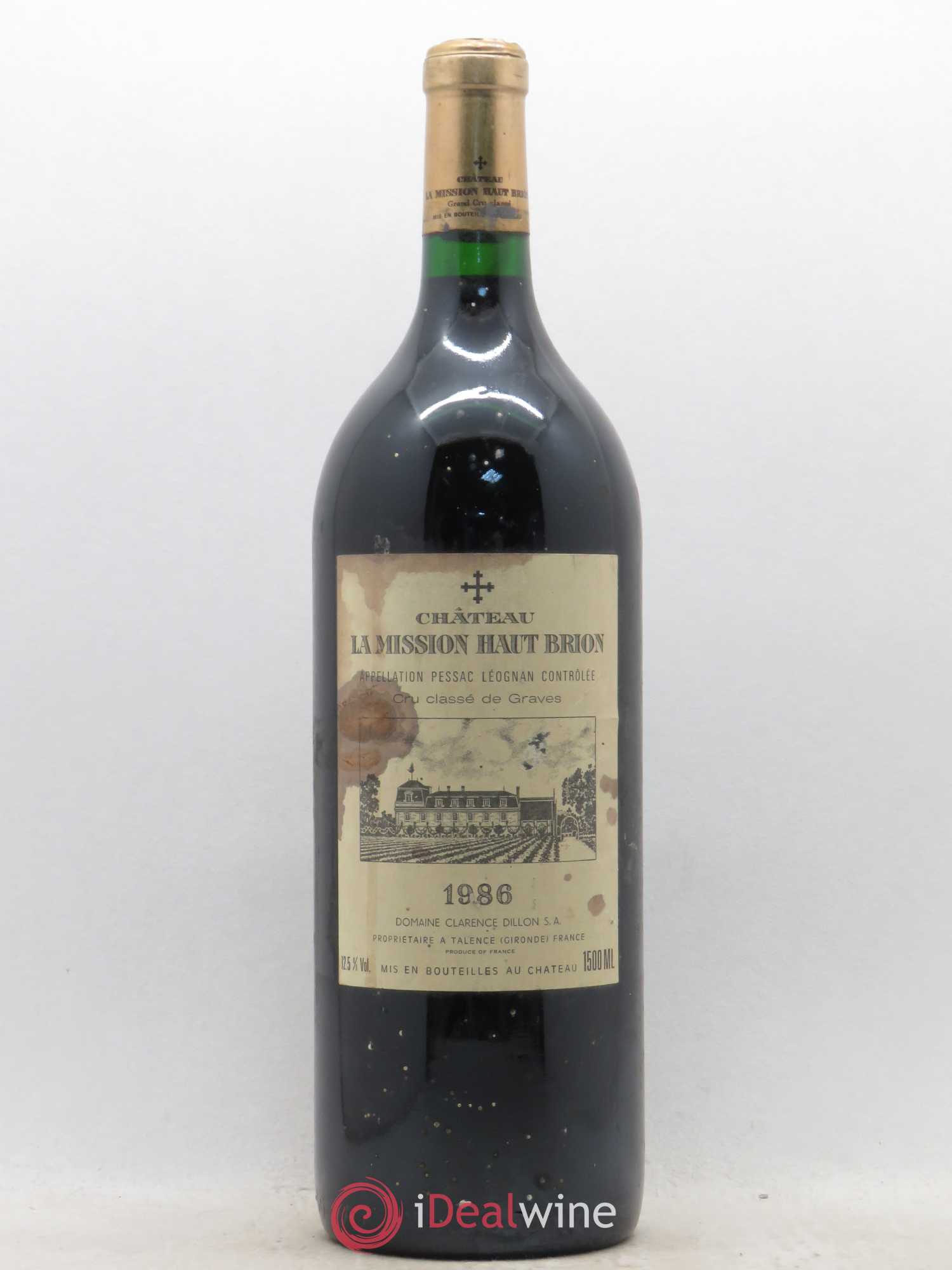 Château la Mission Haut-Brion Cru Classé de Graves 1986 - Lot de 1 magnum - 0