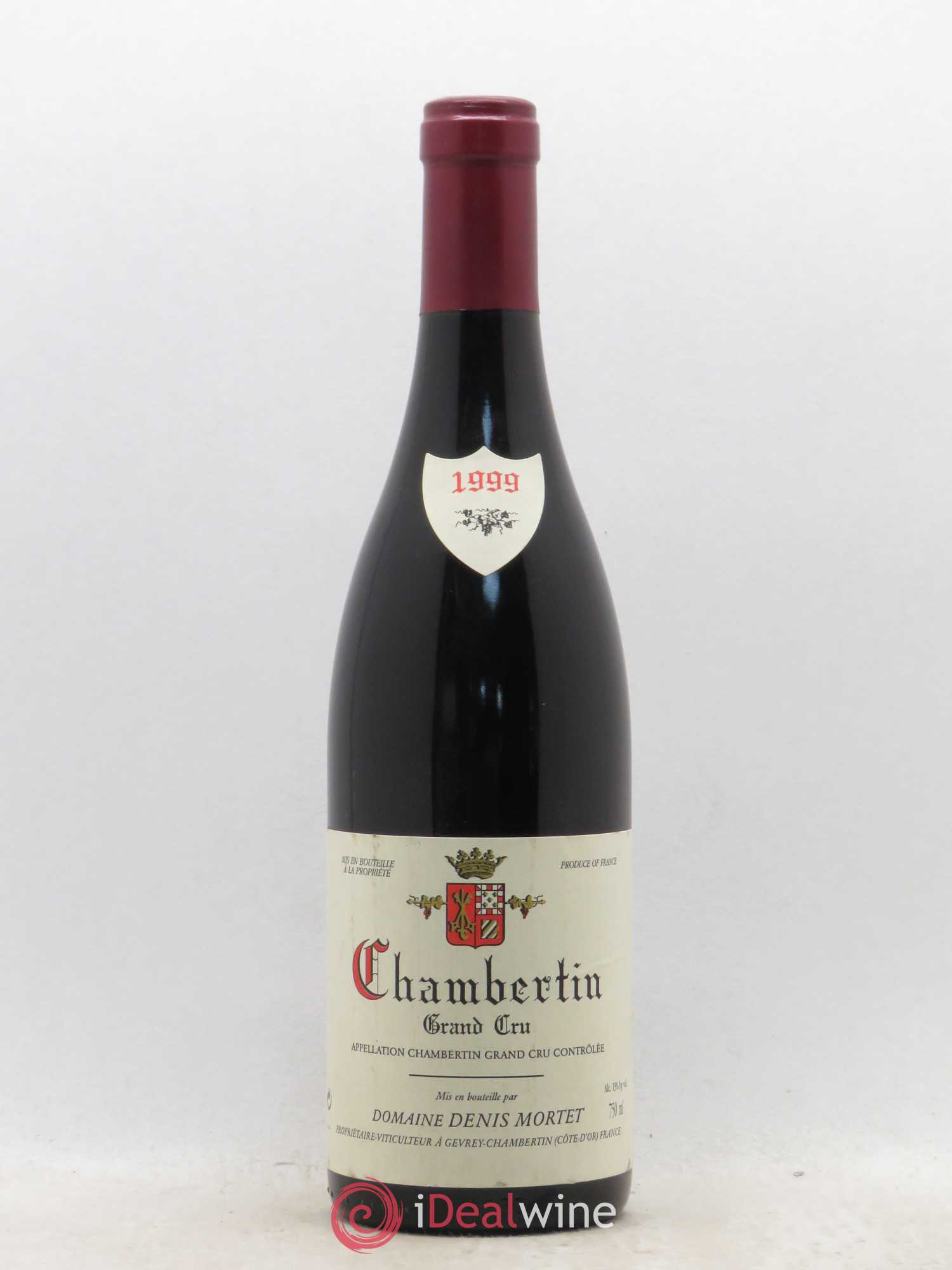 Chambertin Grand Cru Denis Mortet (Domaine) 1999 - Lot de 1 bouteille - 0