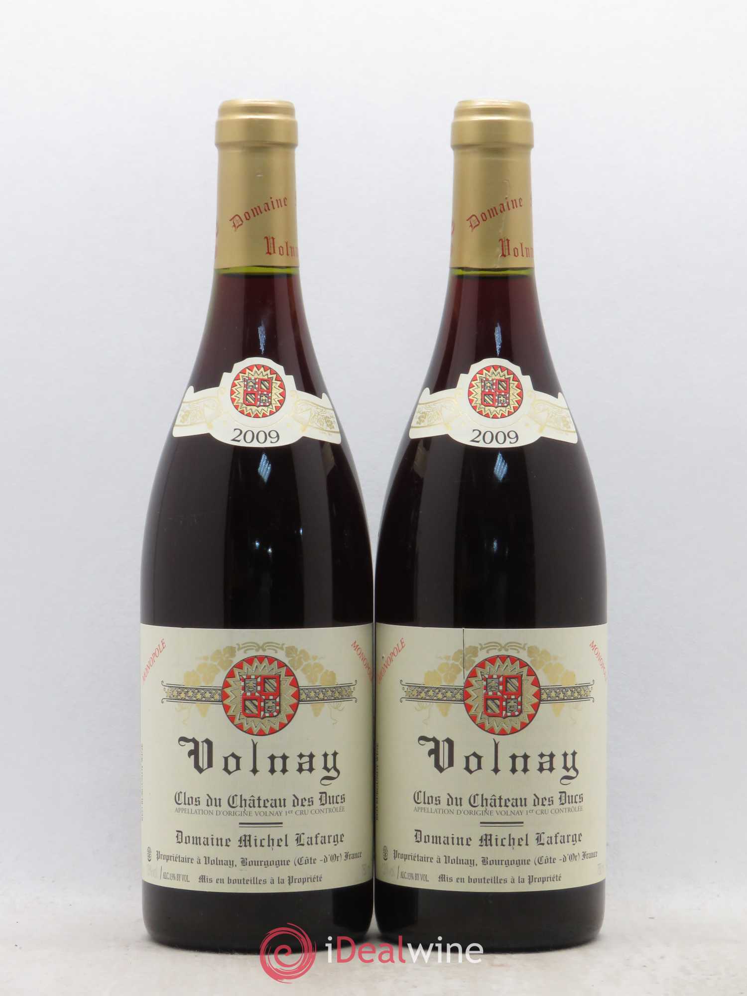 Volnay 1er Cru Clos du Château des Ducs Lafarge (Domaine) 2009 - Lot de 2 bouteilles - 0