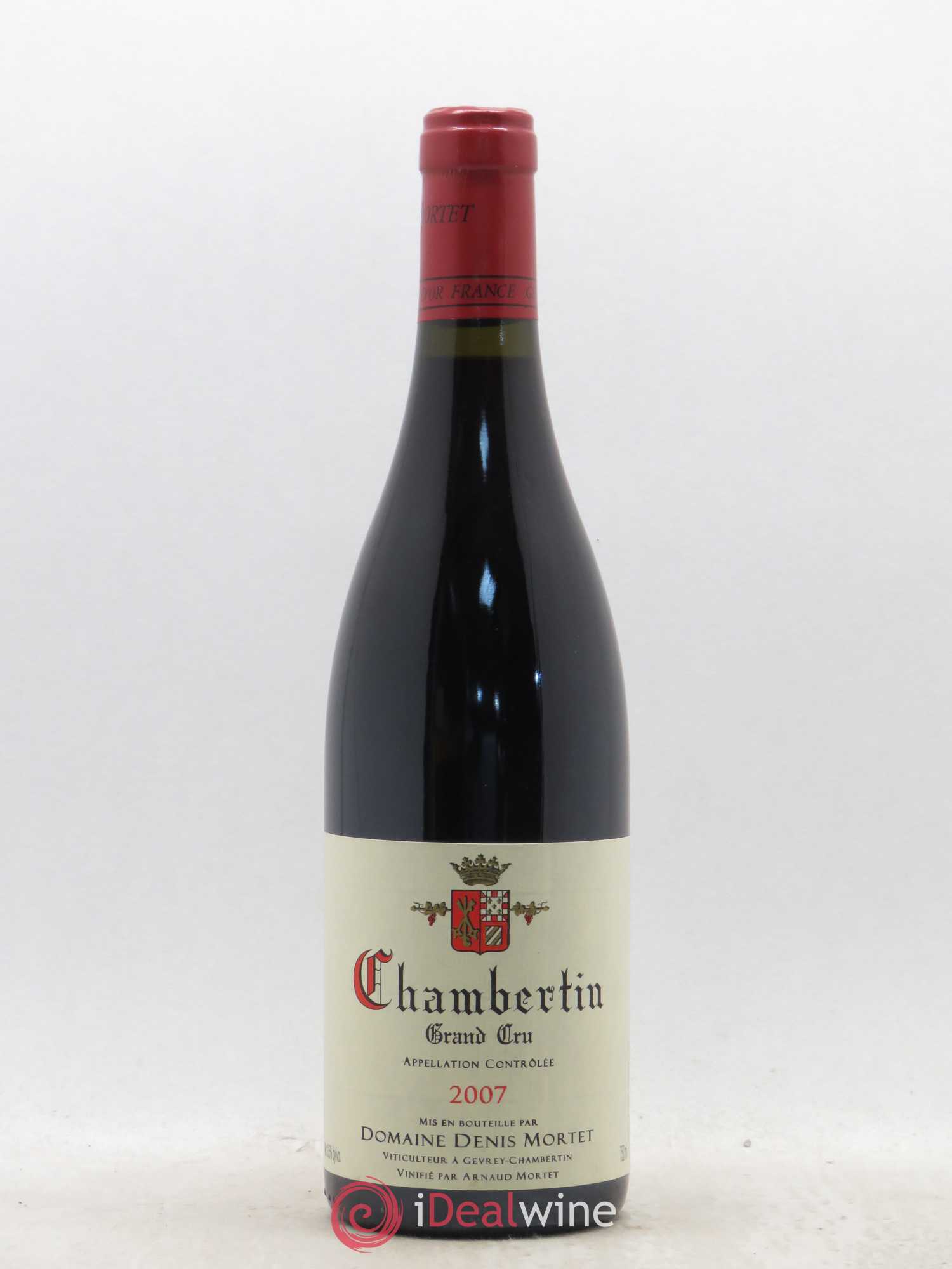 Chambertin Grand Cru Denis Mortet (Domaine) 2007 - Lot de 1 bouteille - 0