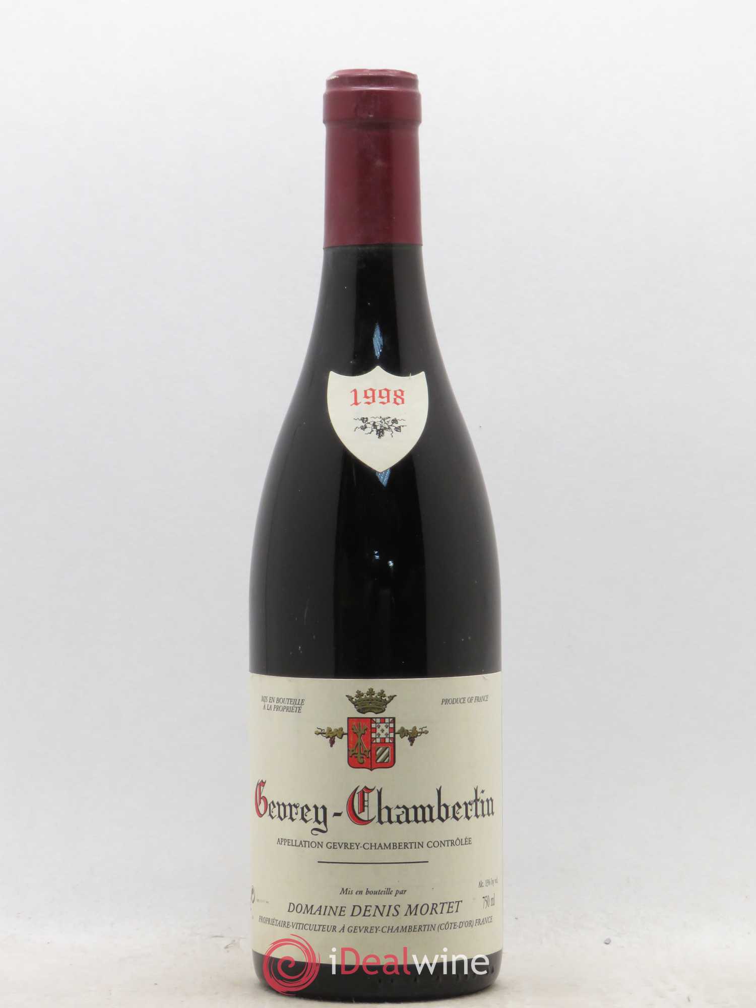 Gevrey-Chambertin Denis Mortet (Domaine) 1998 - Lot de 1 bouteille - 0
