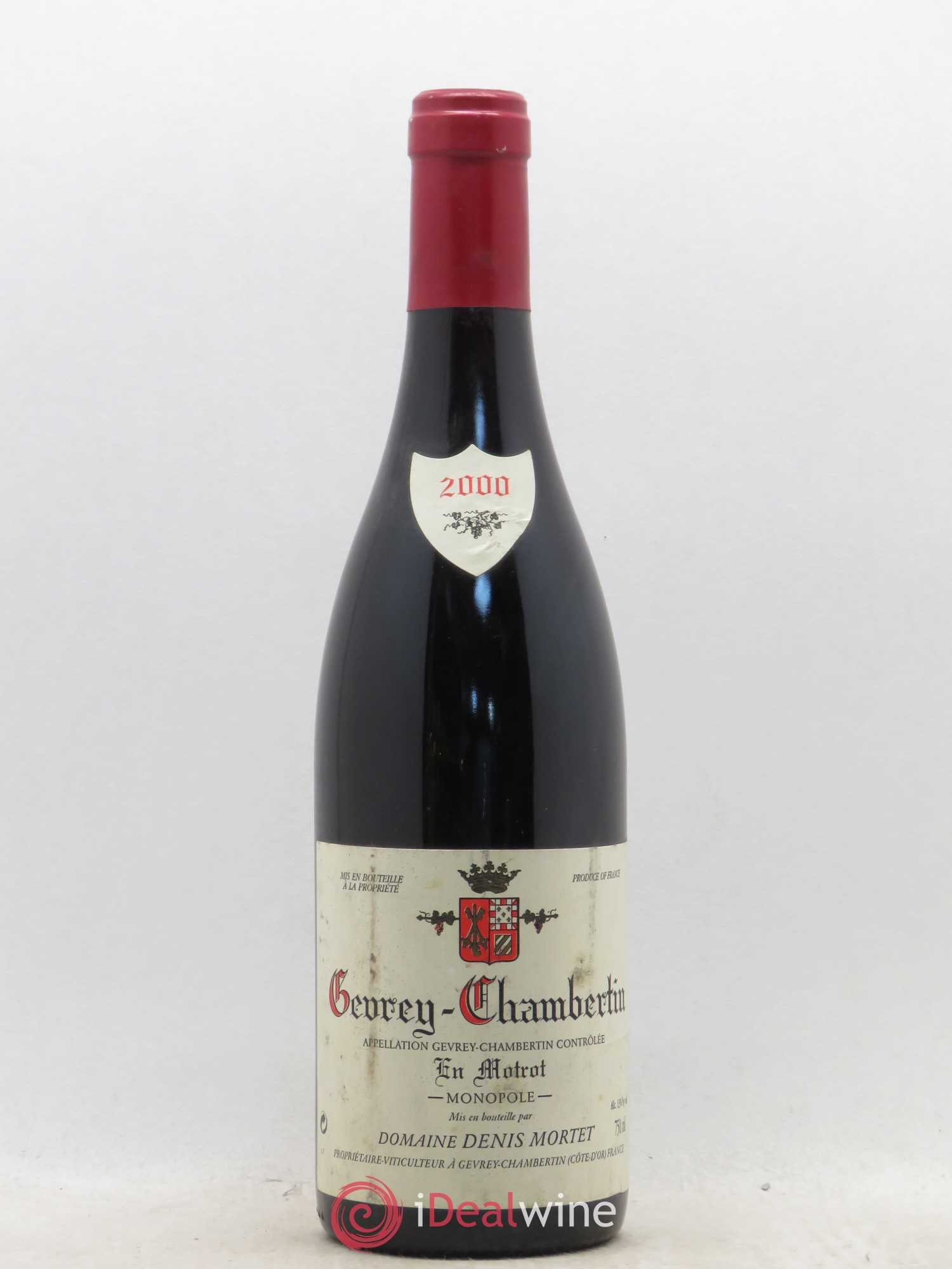 Gevrey-Chambertin En Motrot Denis Mortet (Domaine) 2000 - Lot de 1 bouteille - 0