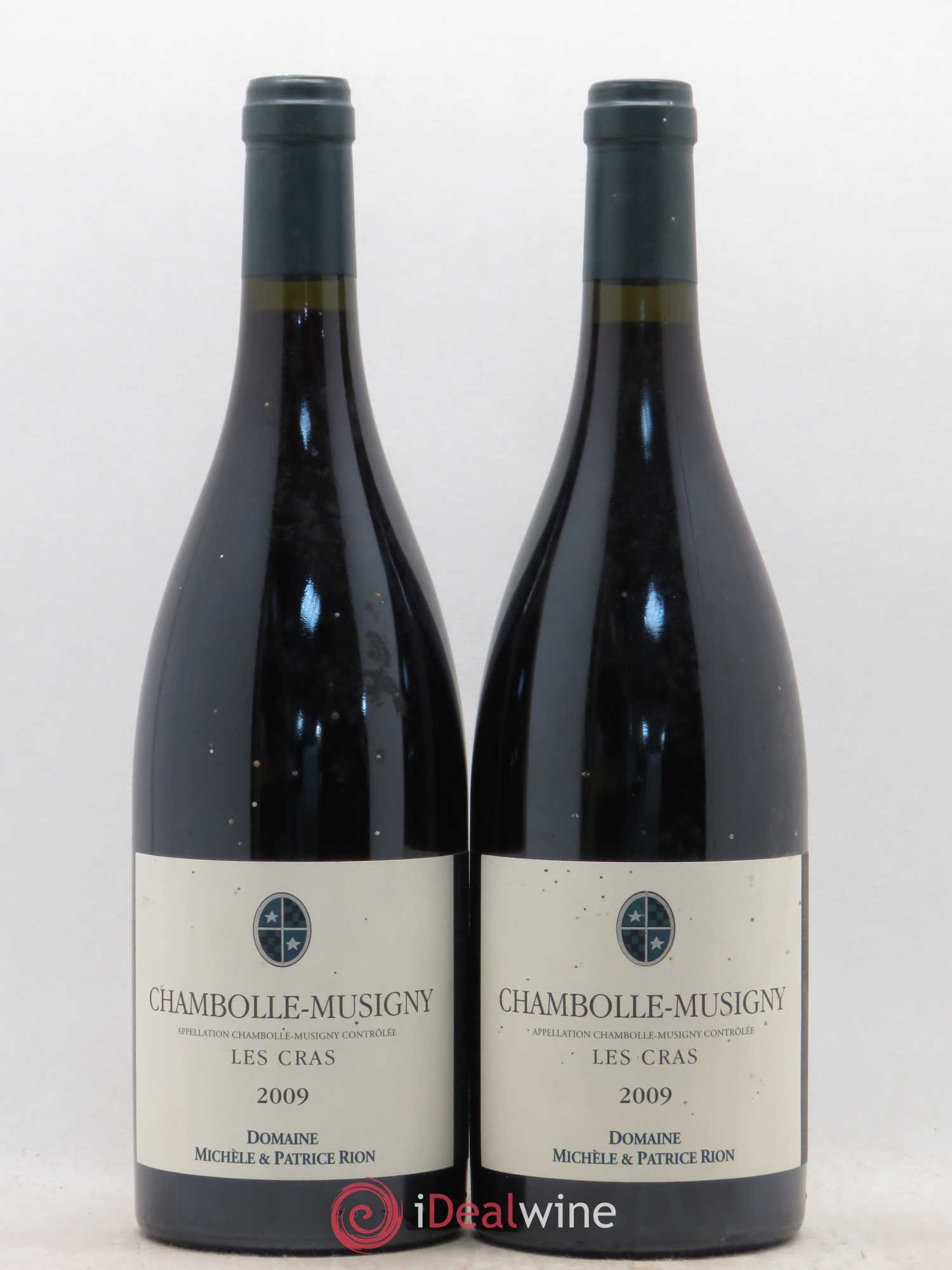 Chambolle-Musigny 1er Cru Les Cras Michèle et Patrice Rion 2009 - Lot de 2 bouteilles - 0