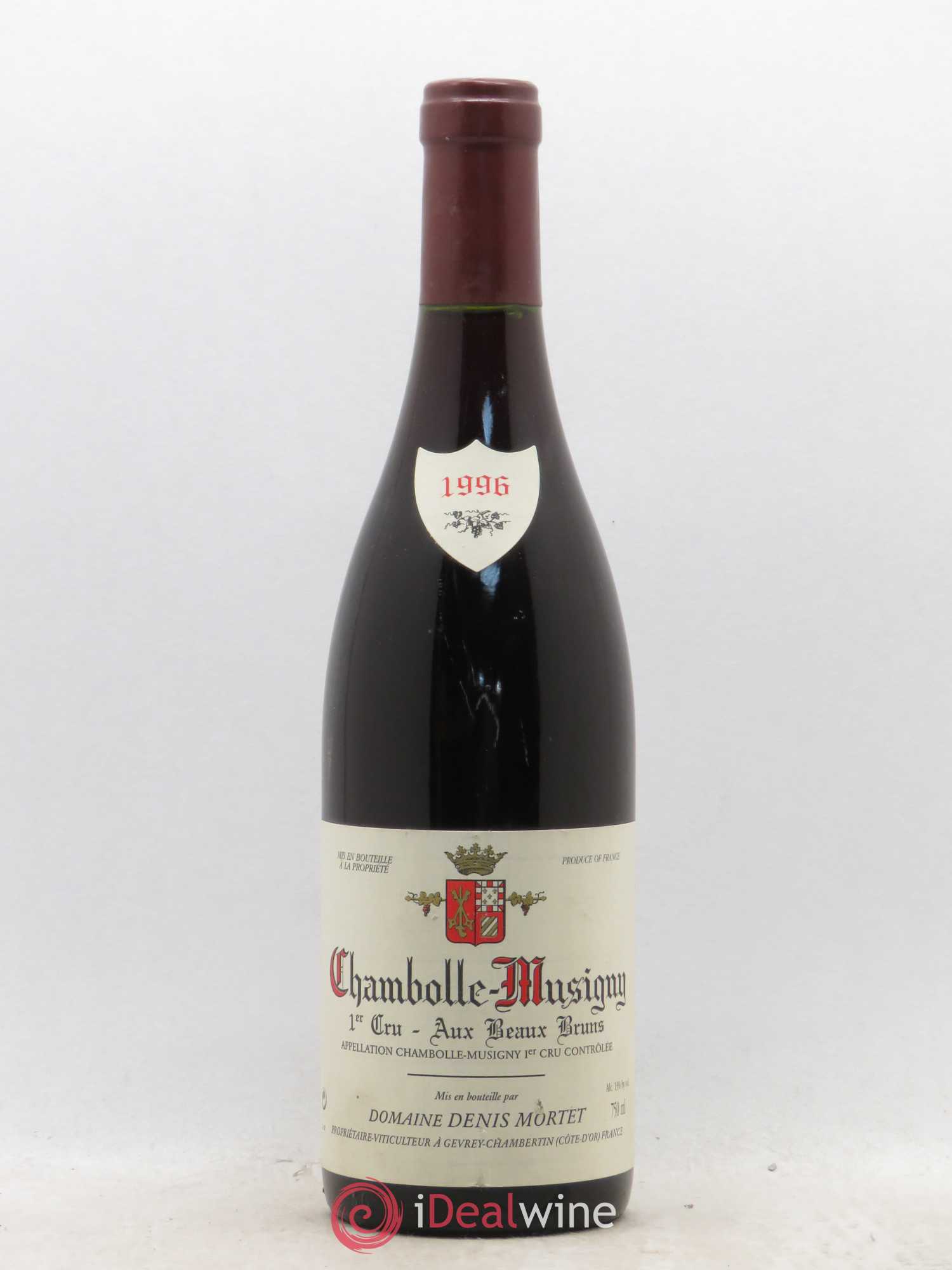 Chambolle-Musigny 1er Cru Aux Beaux Bruns Denis Mortet (Domaine) 1996 - Lot de 1 bouteille - 0
