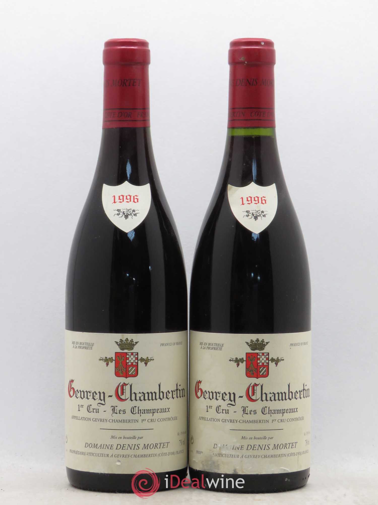 Gevrey-Chambertin 1er Cru Les Champeaux Denis Mortet (Domaine) 1996 - Lot de 2 bouteilles - 0