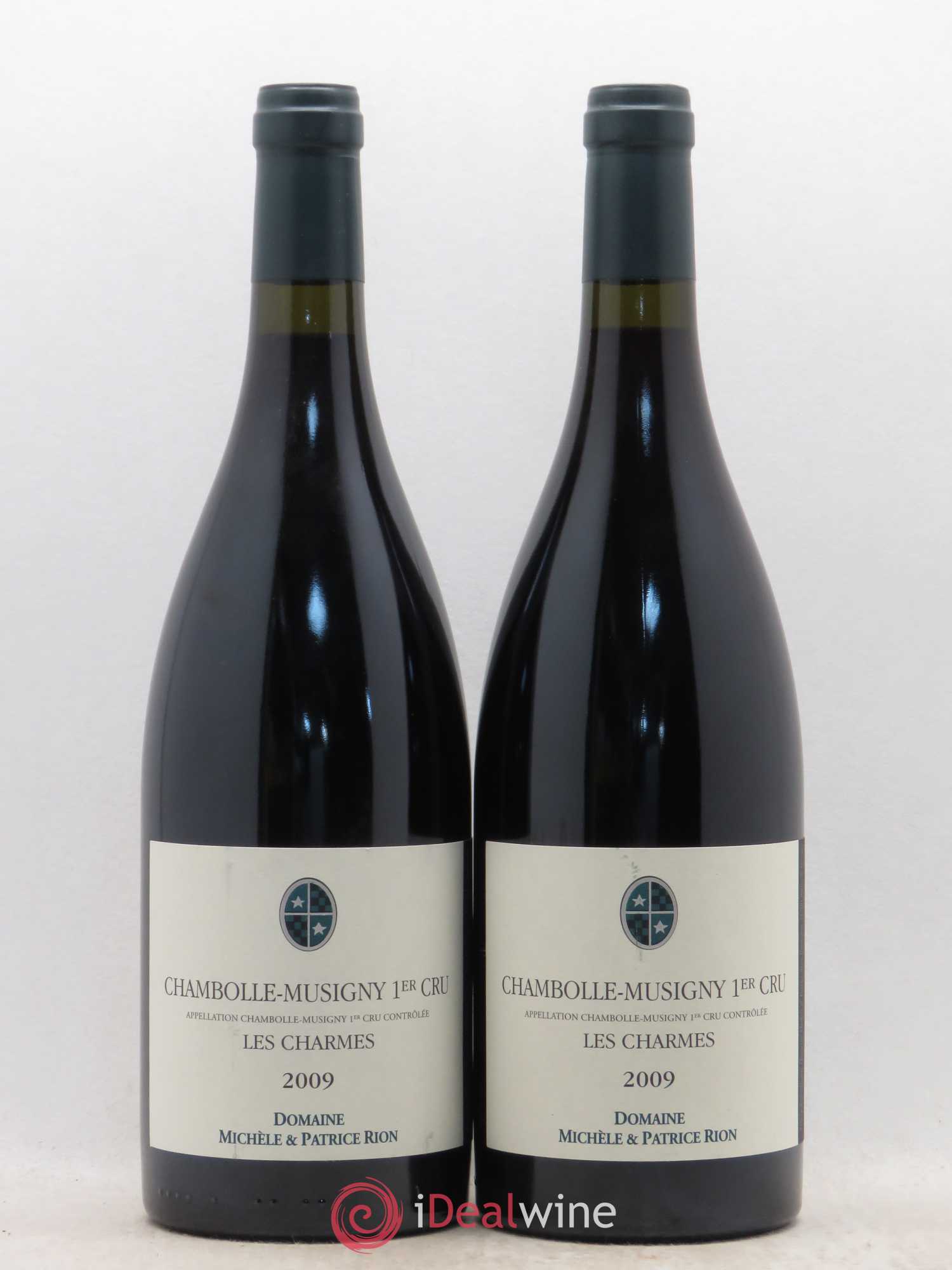 Chambolle-Musigny 1er Cru Les Charmes Michèle et Patrice Rion 2009 - Lot de 2 bouteilles - 0