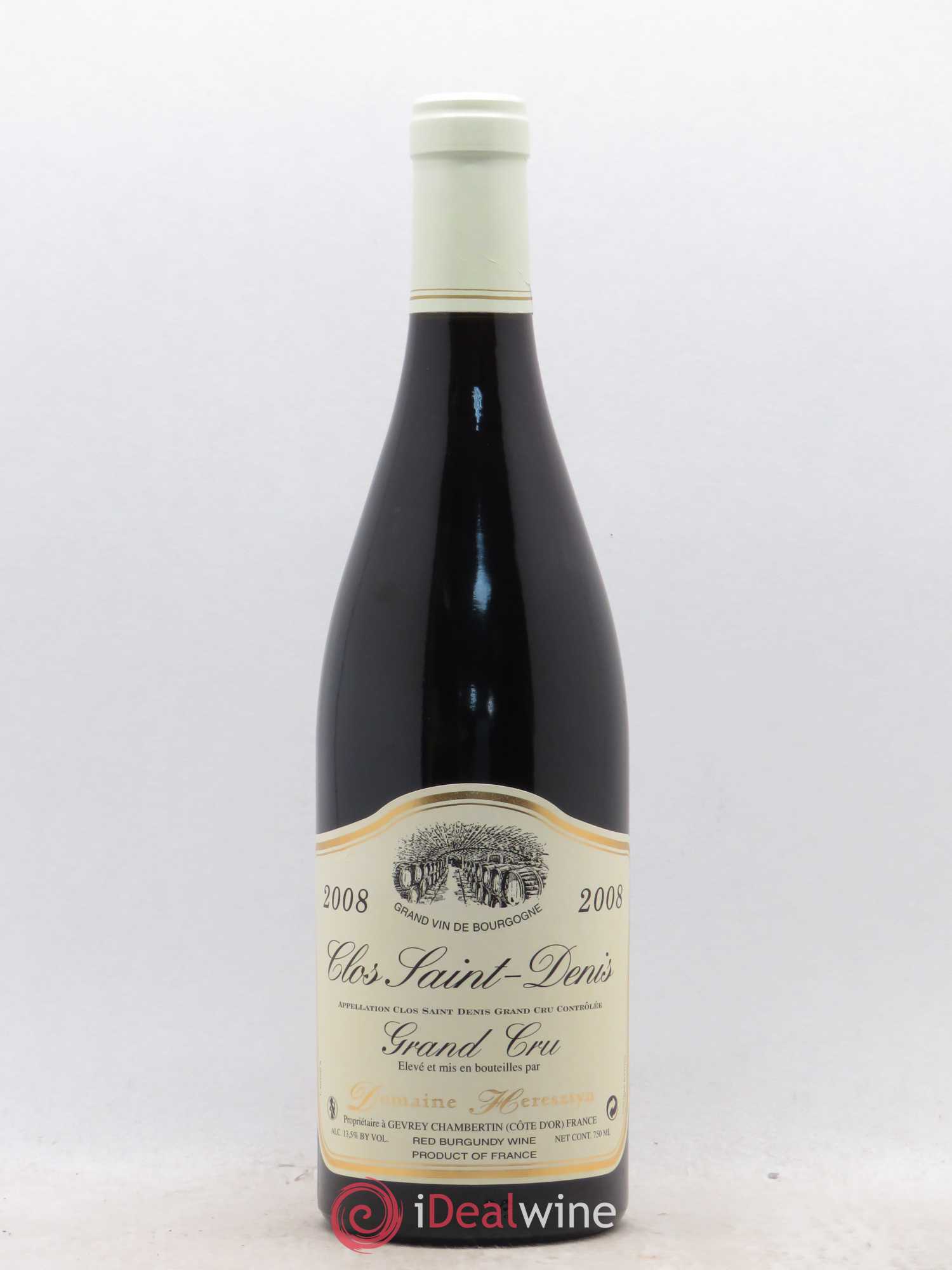 Clos Saint-Denis Grand Cru Heresztyn (Domaine) 2008 - Lot de 1 bouteille - 0