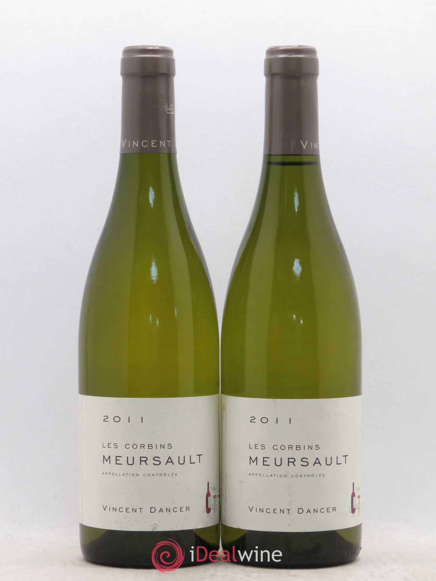 Meursault Les Corbins Vincent Dancer 2011 - Lot de 2 bouteilles - 0