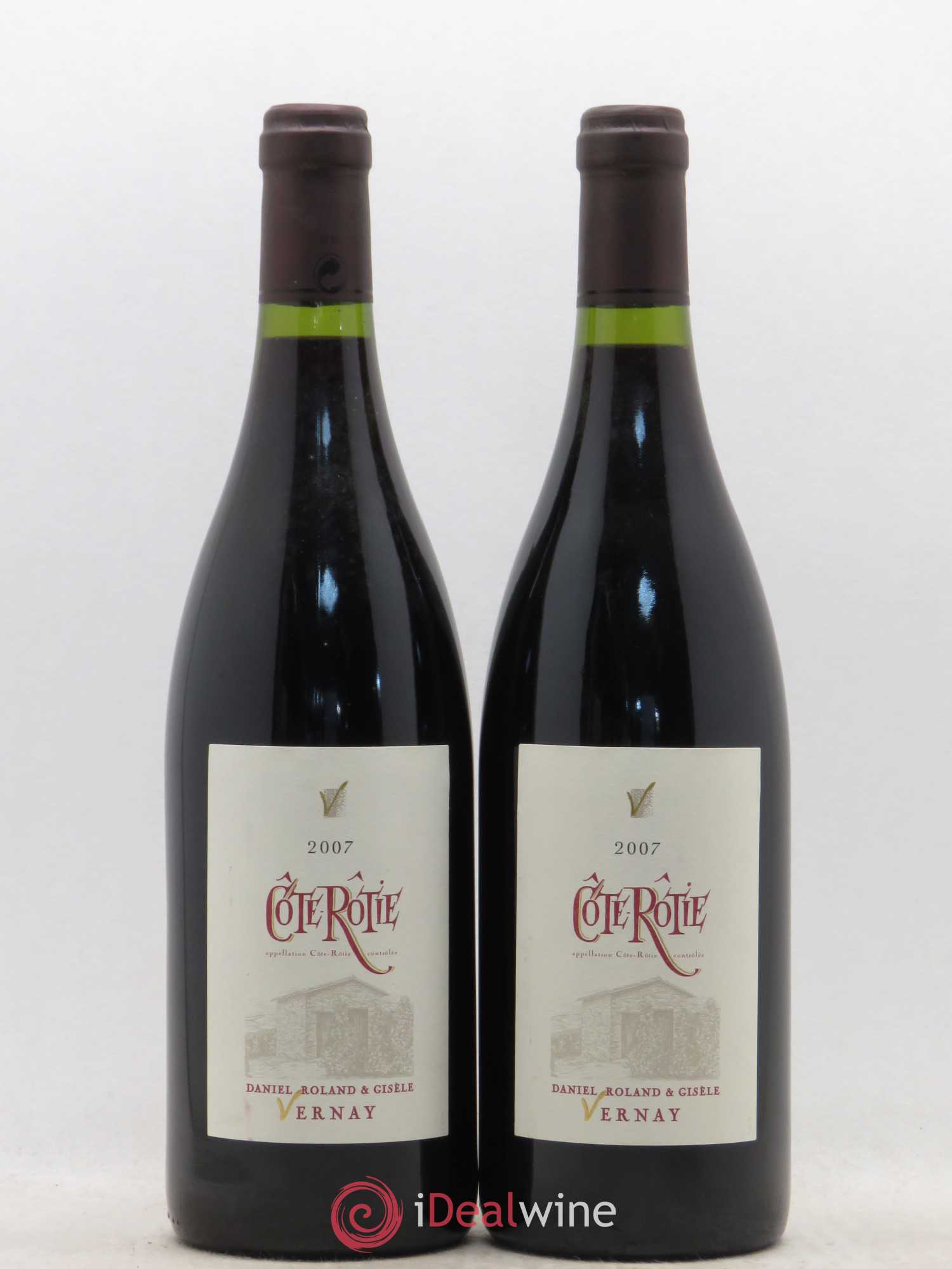 Côte-Rôtie Domaine Roland et Gisele Vernay 2007 - Posten von 2 Flaschen - 0