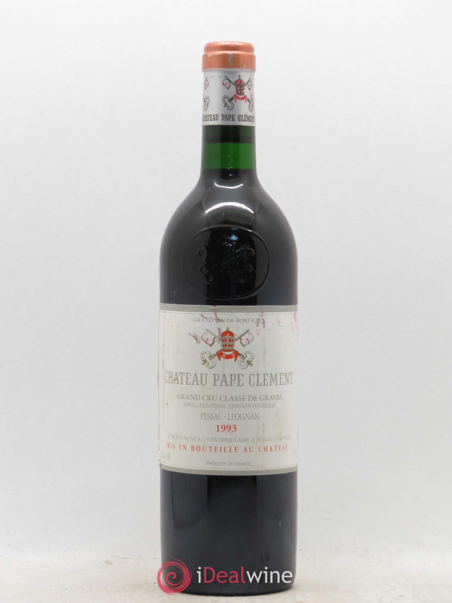 Château Pape Clément Cru Classé de Graves 1993 - Lot de 1 bouteille - 0