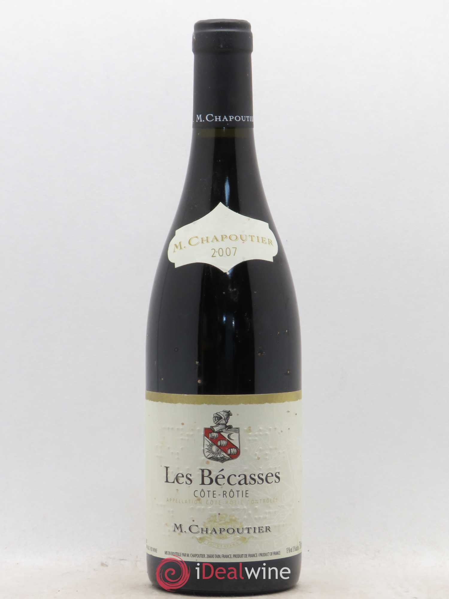 Côte-Rôtie Les Bécasses Chapoutier 2007 - Lot de 1 bouteille - 0