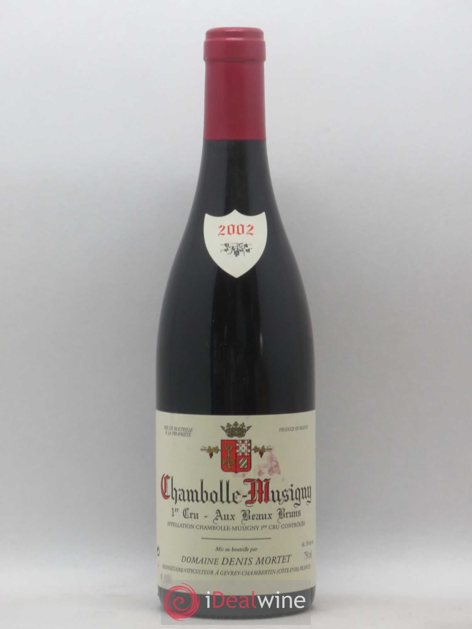Chambolle-Musigny 1er Cru Aux Beaux Bruns Denis Mortet (Domaine) 2002 - Lot de 1 bouteille - 0